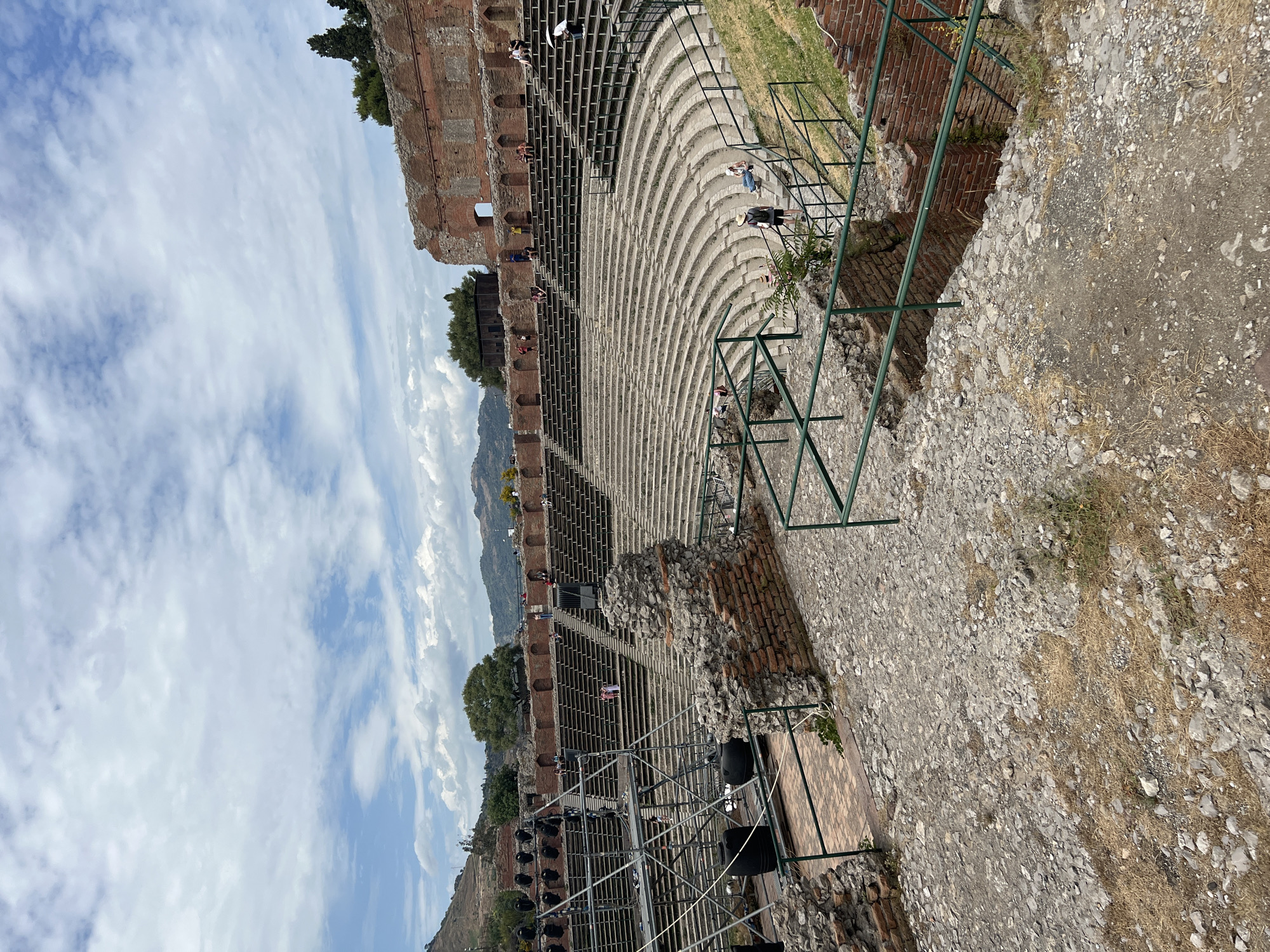 Afternoon at Taormina's ancient theatre and surrounding landmarks