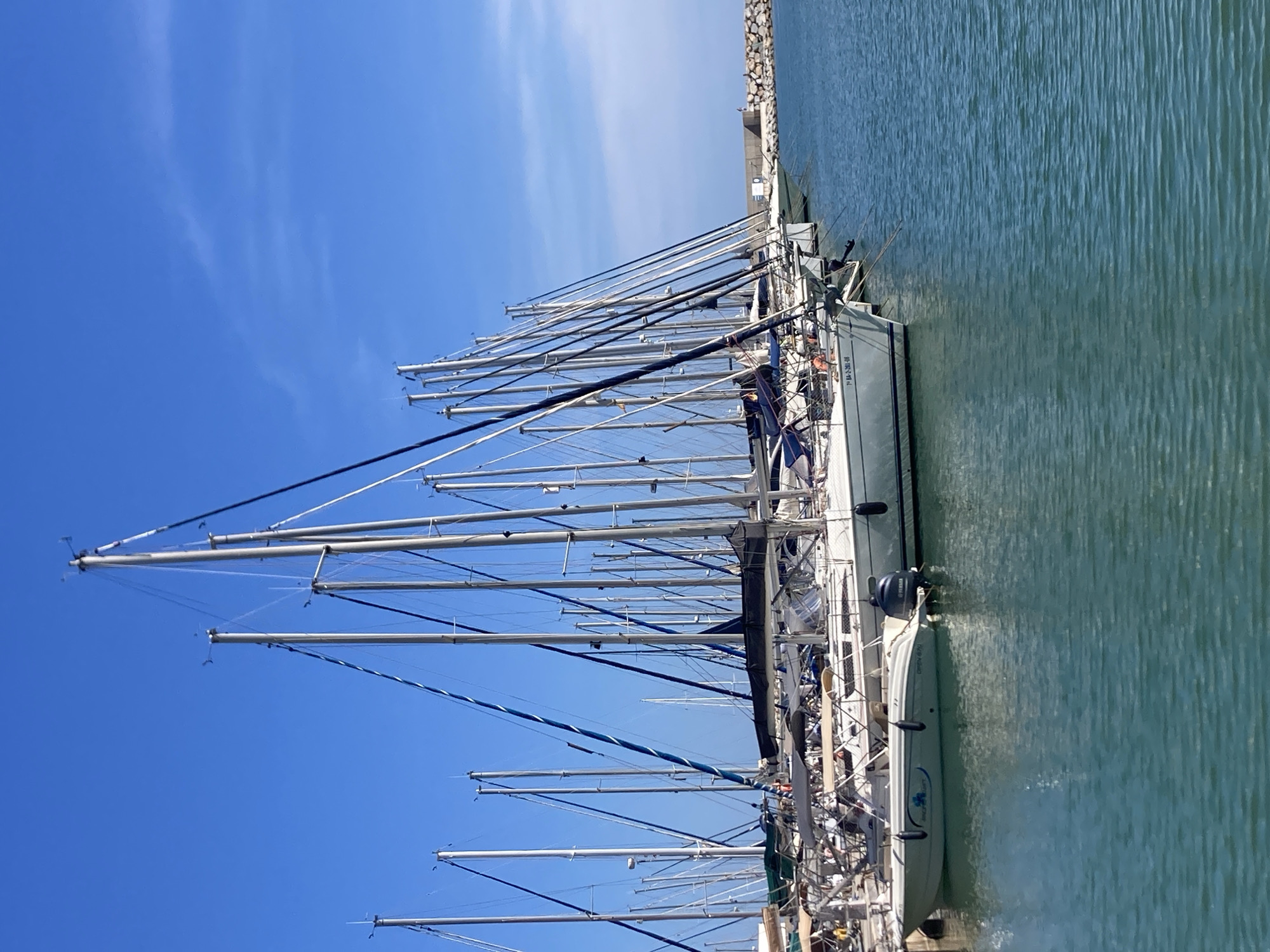 Marina hopping along Spain's coast near Sitges