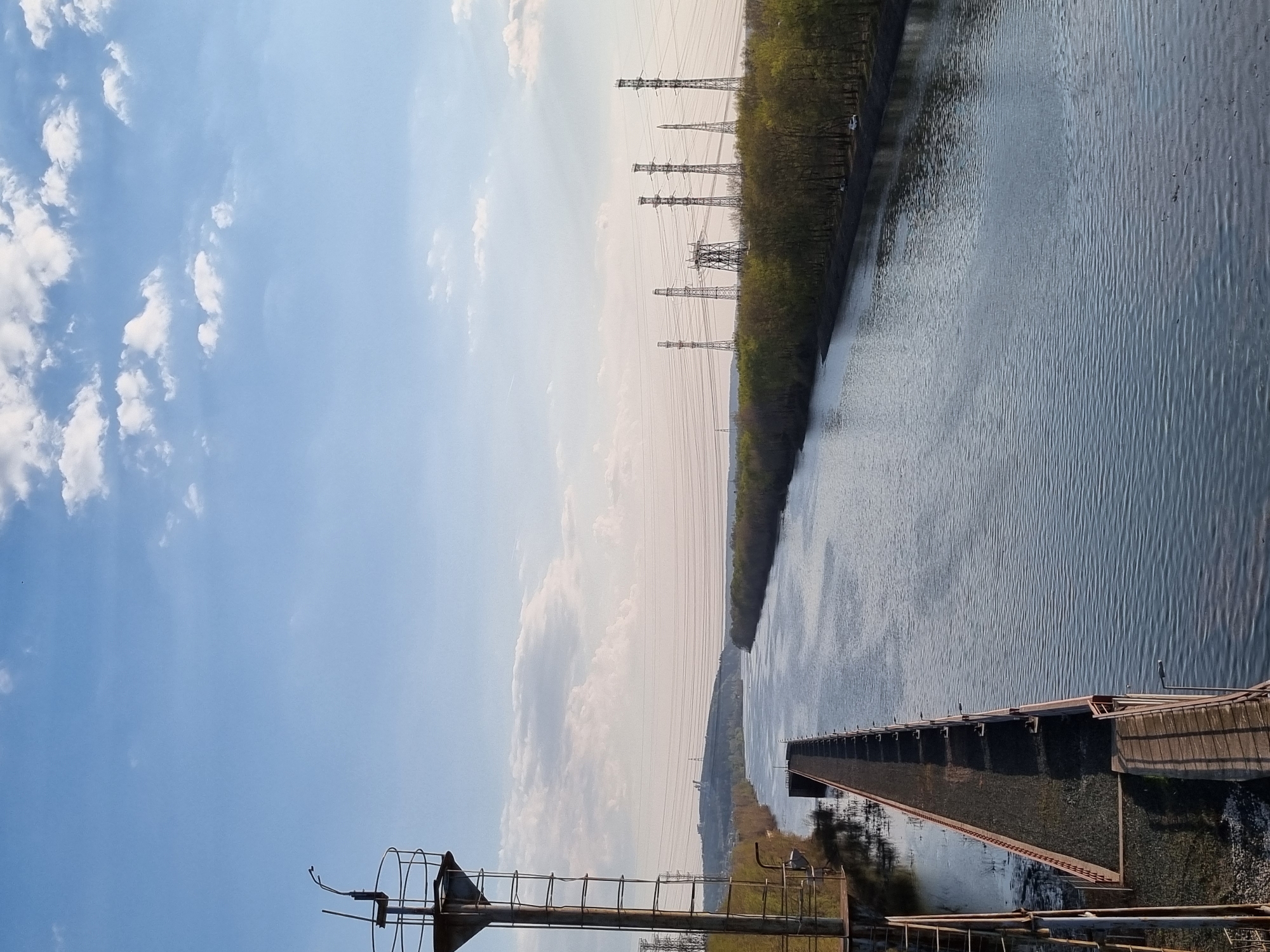 Canal waterway documented in Chaikovsky, Russia