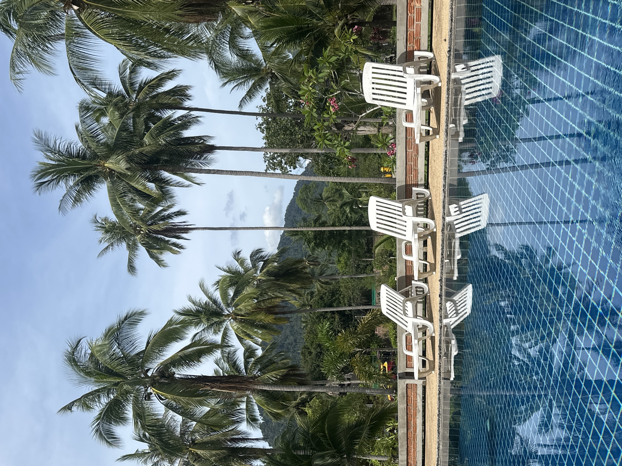 Resort pool area documented in Baan Lipa Noi, Thailand