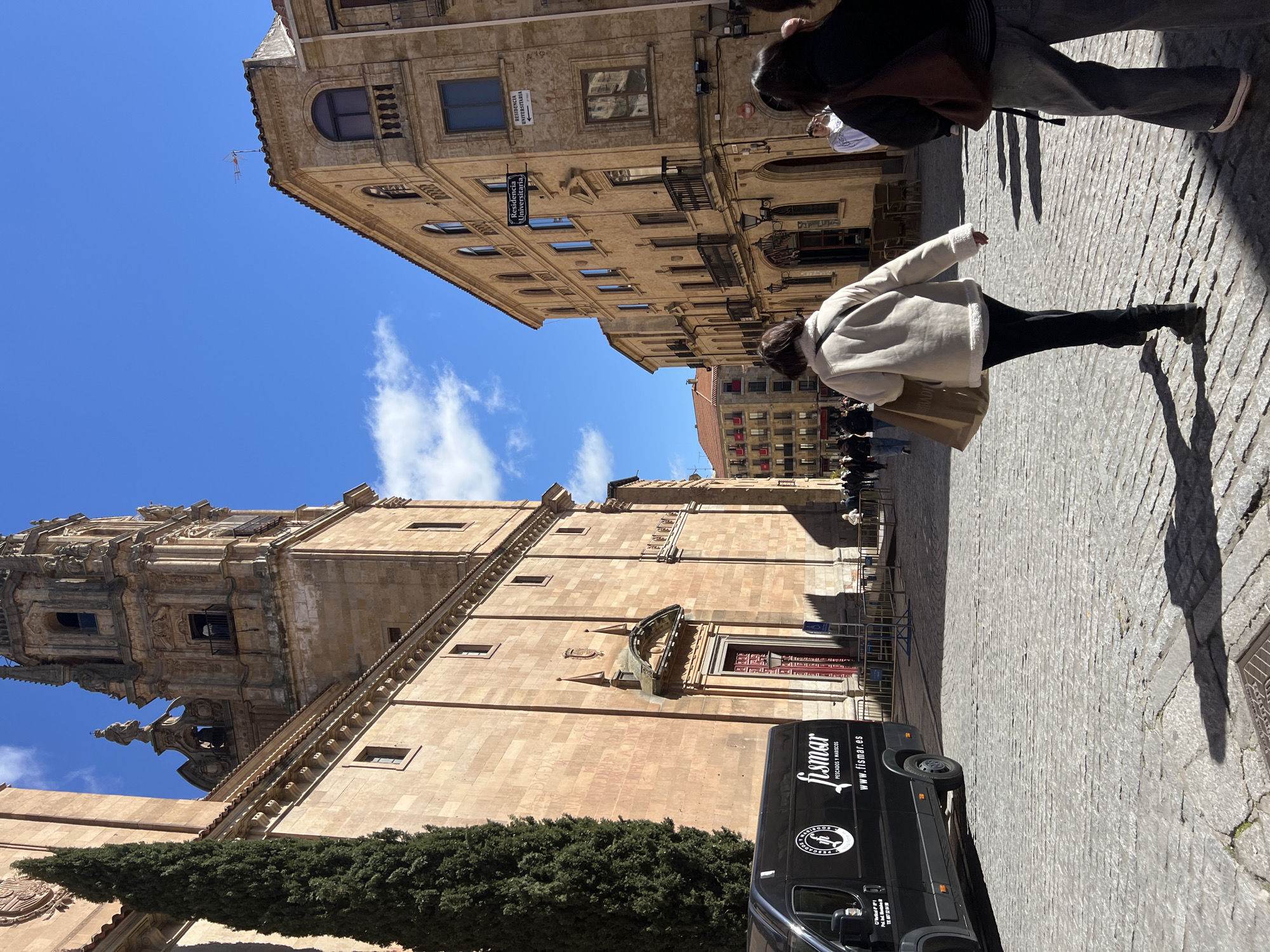 Stone building photographed in Salamanca, Spain