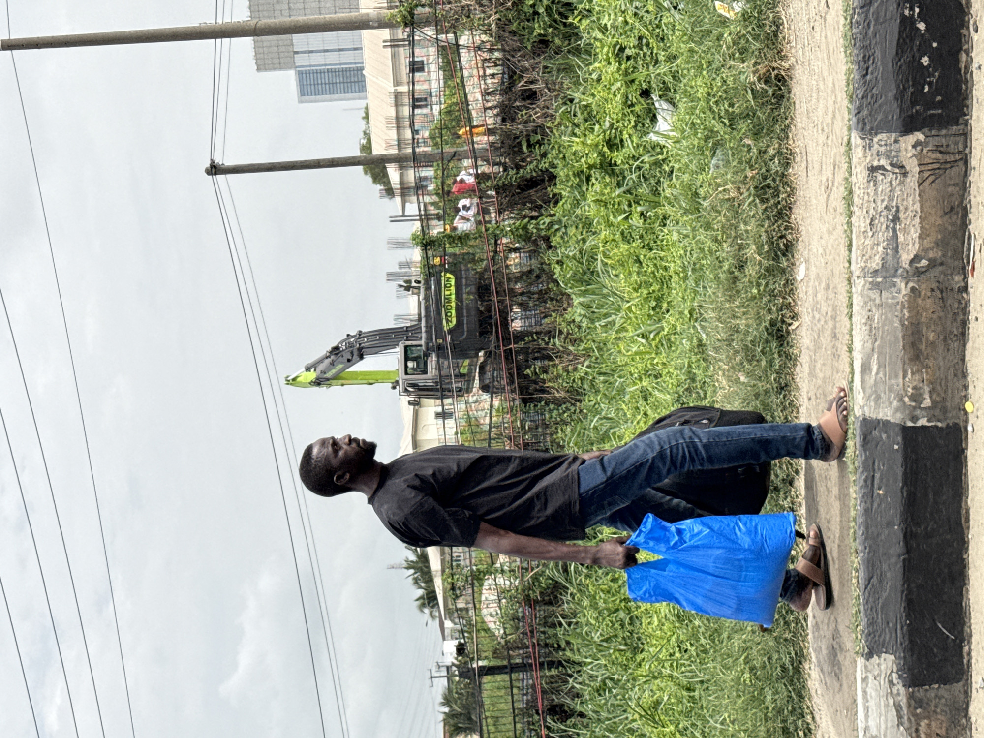 Pedestrians spotted on Ilado streets during morning hours