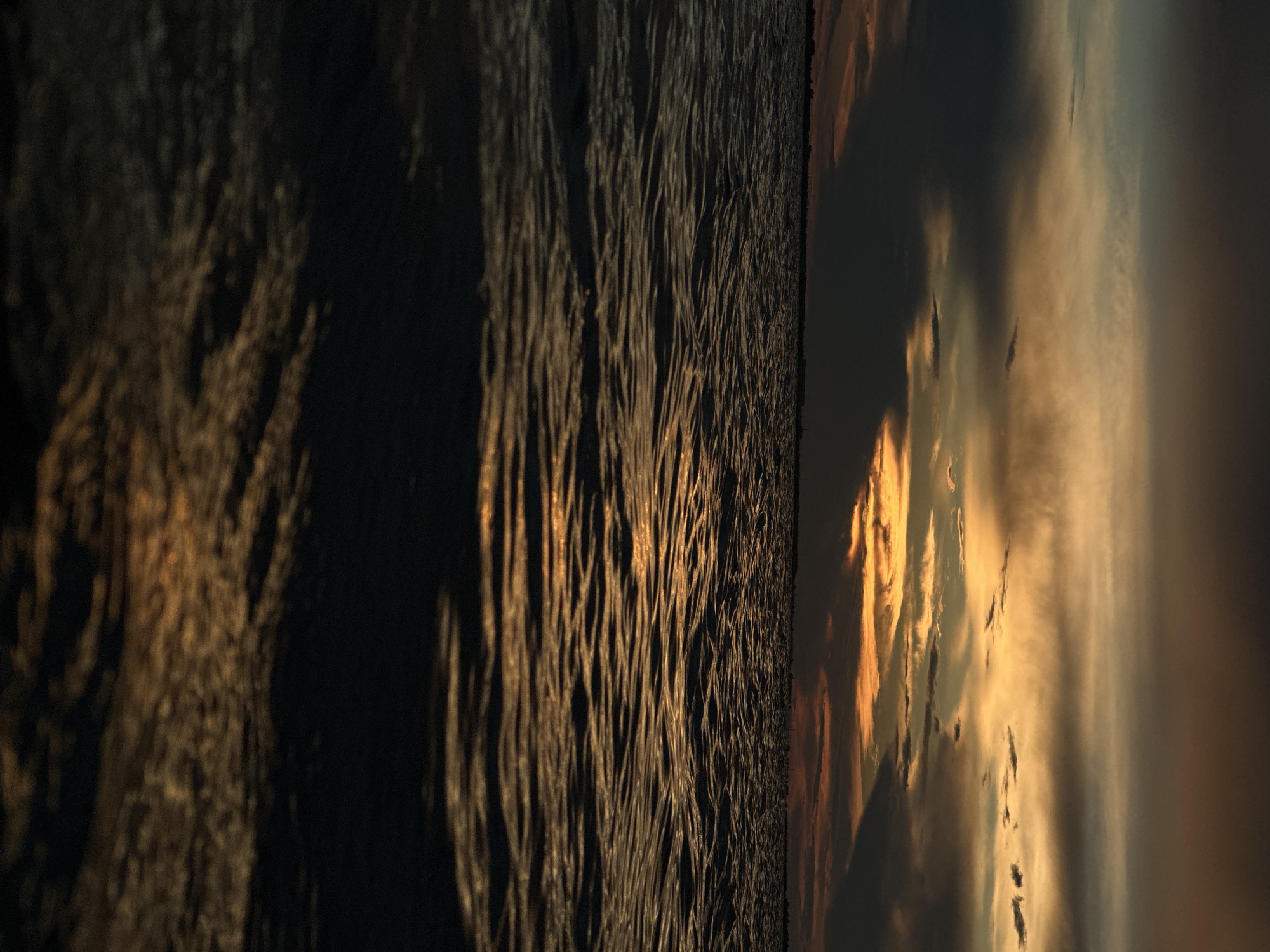 Ocean sunset photographed in Kokshetau, Kazakhstan