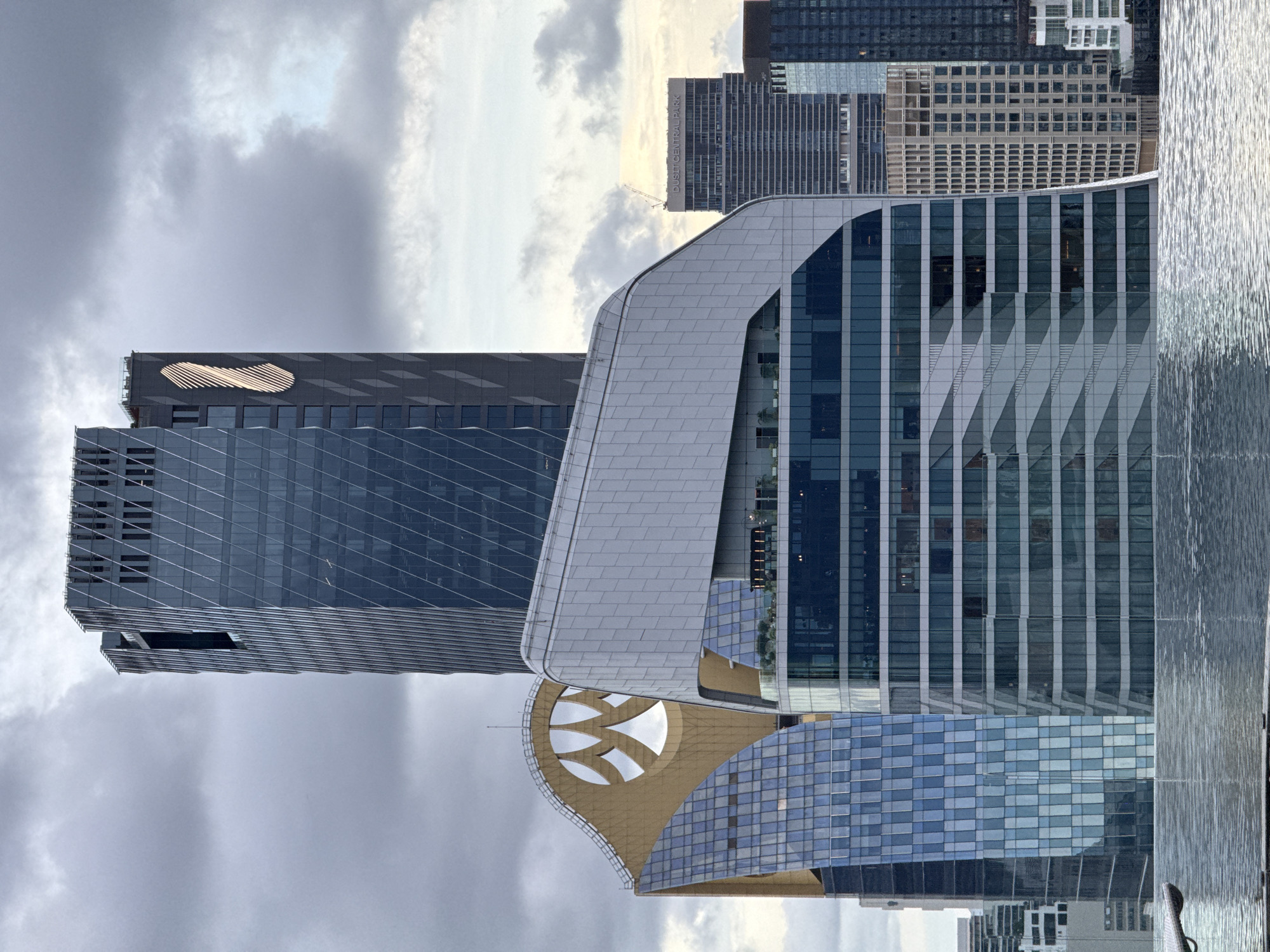 Bangkok rooftop infinity pool with panoramic city views