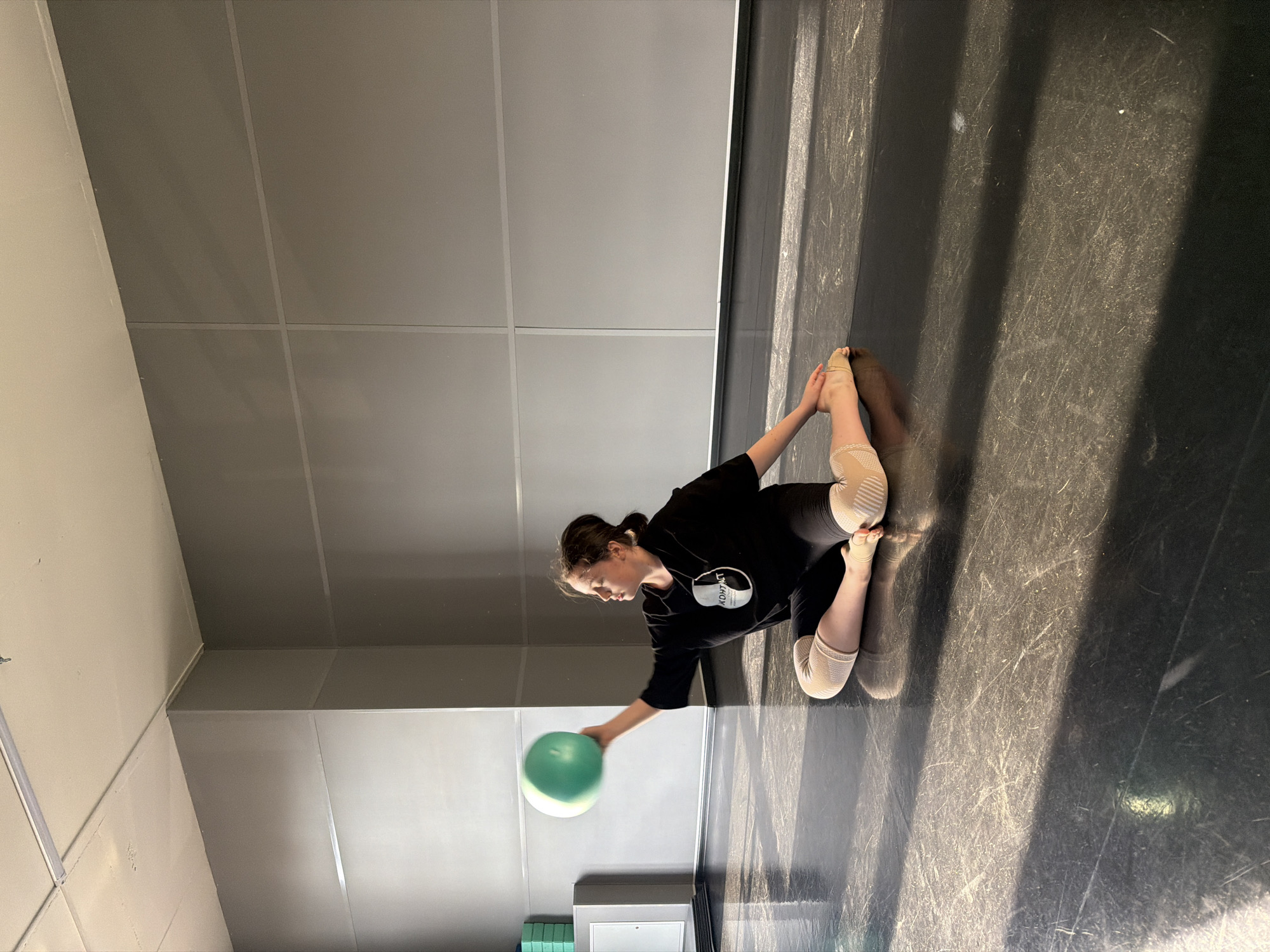 Young gymnasts train at Saint Petersburg fitness facility