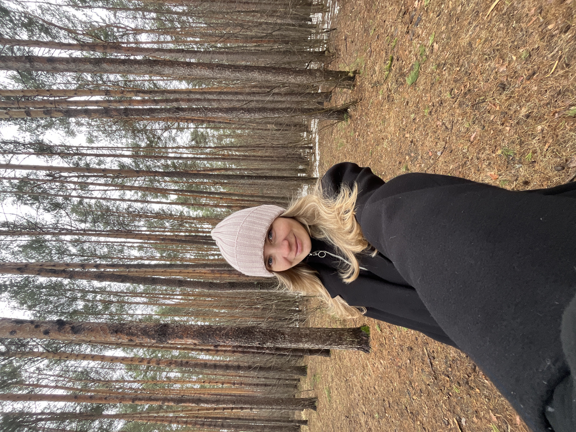 Early morning moments with puppy during rainy day in Chaikovsky