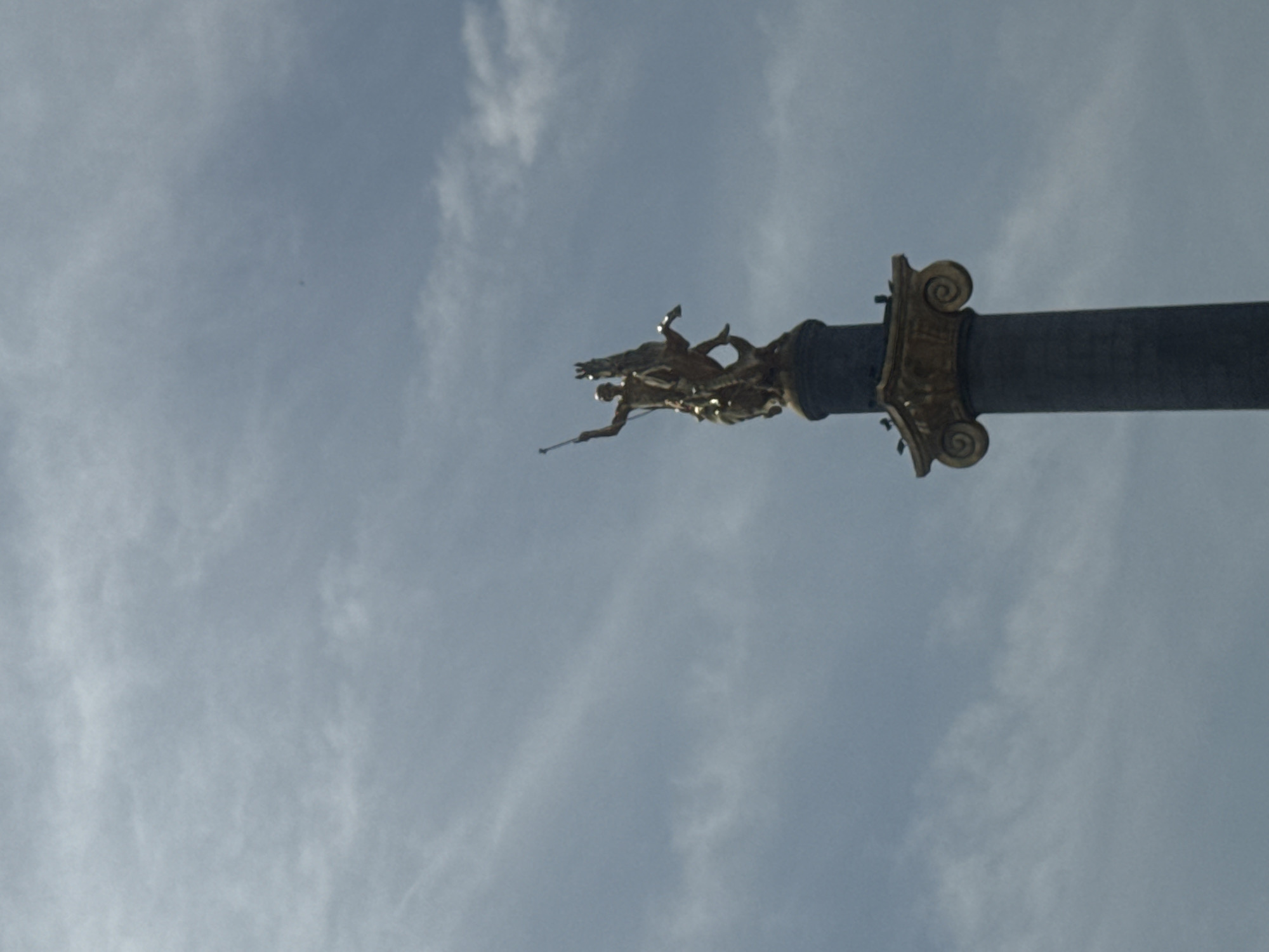 Witnesses document Saint George Monument and Tbilisi cityscape views