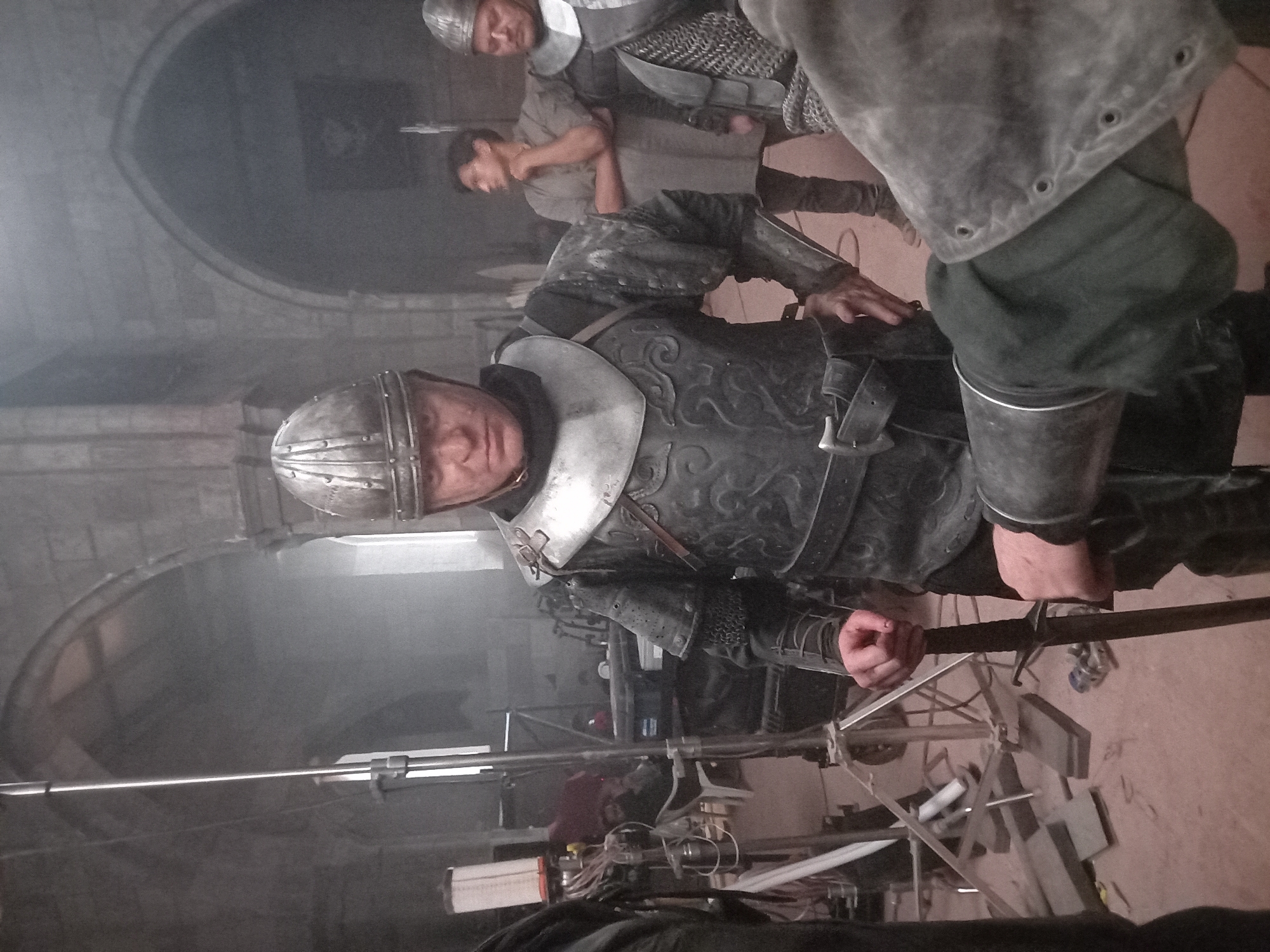 Medieval costume production filmed behind-the-scenes in Mumbai studio