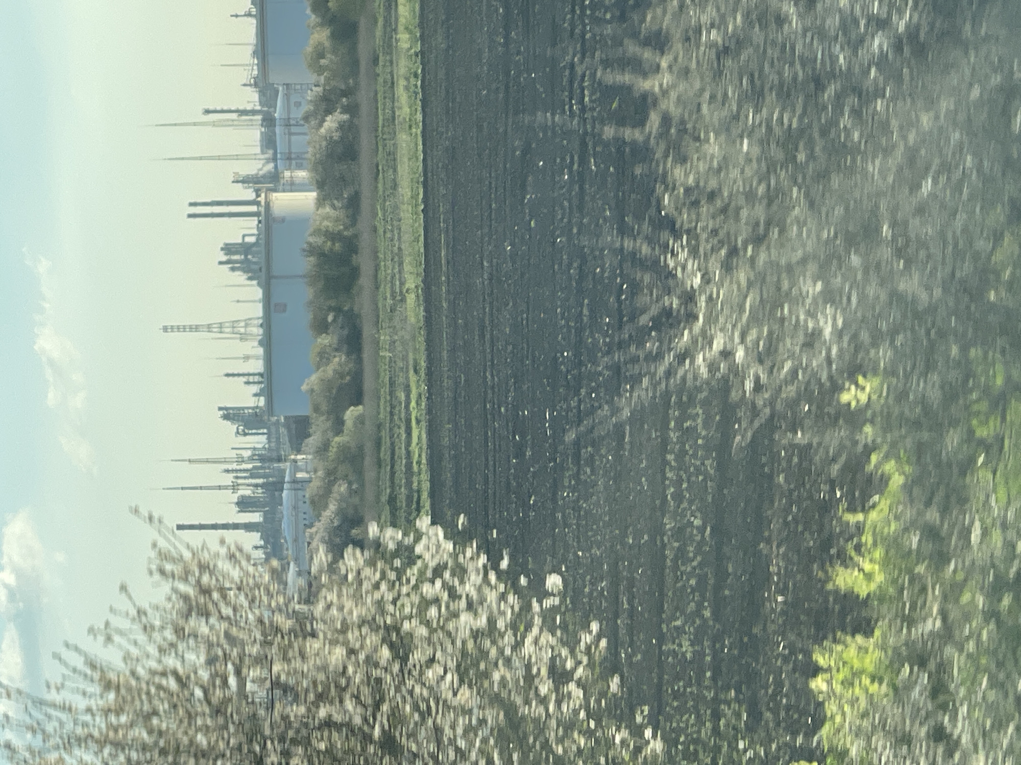 Industrial facilities observed in rural Kameno, Bulgaria landscape