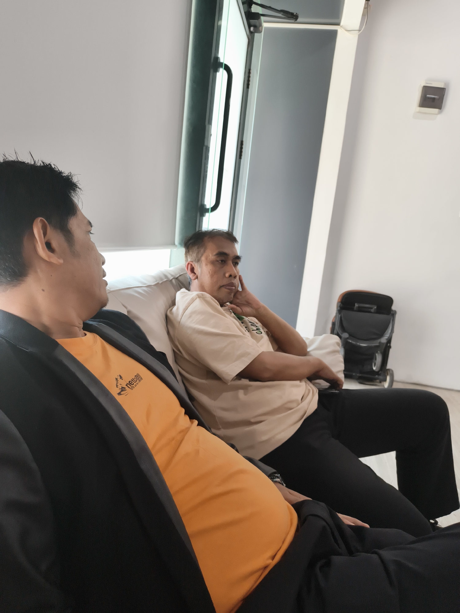 Office morning and canteen food in Surabaya