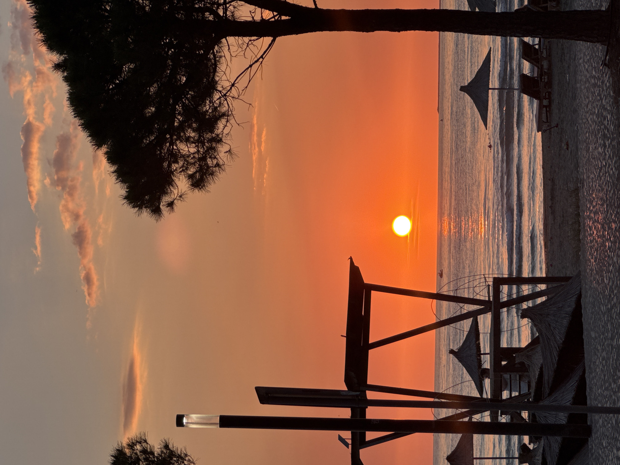 Golden hour on the Vlora coastline, Albania