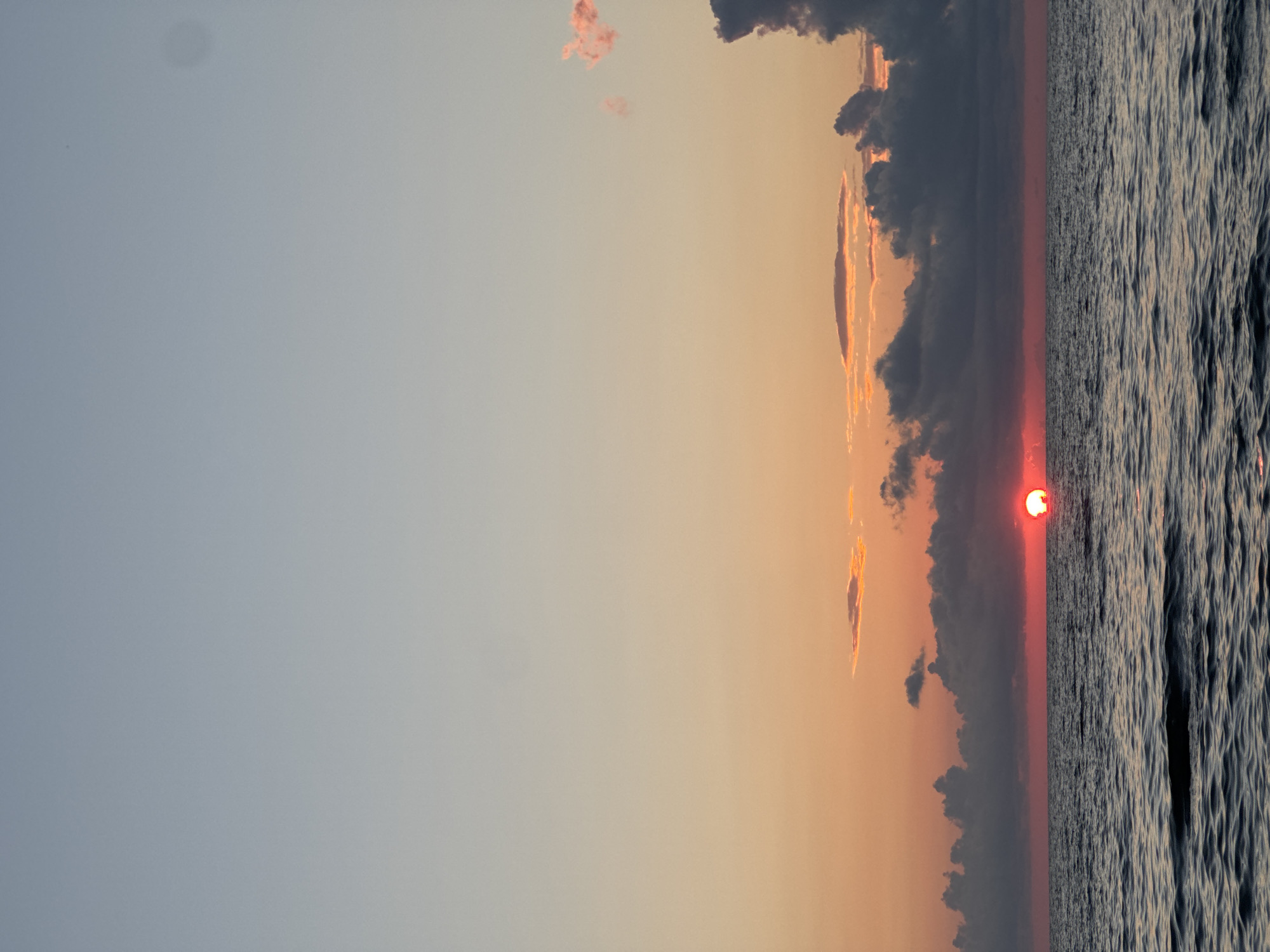 Black Sea sunset from Batumi, caught from multiple angles