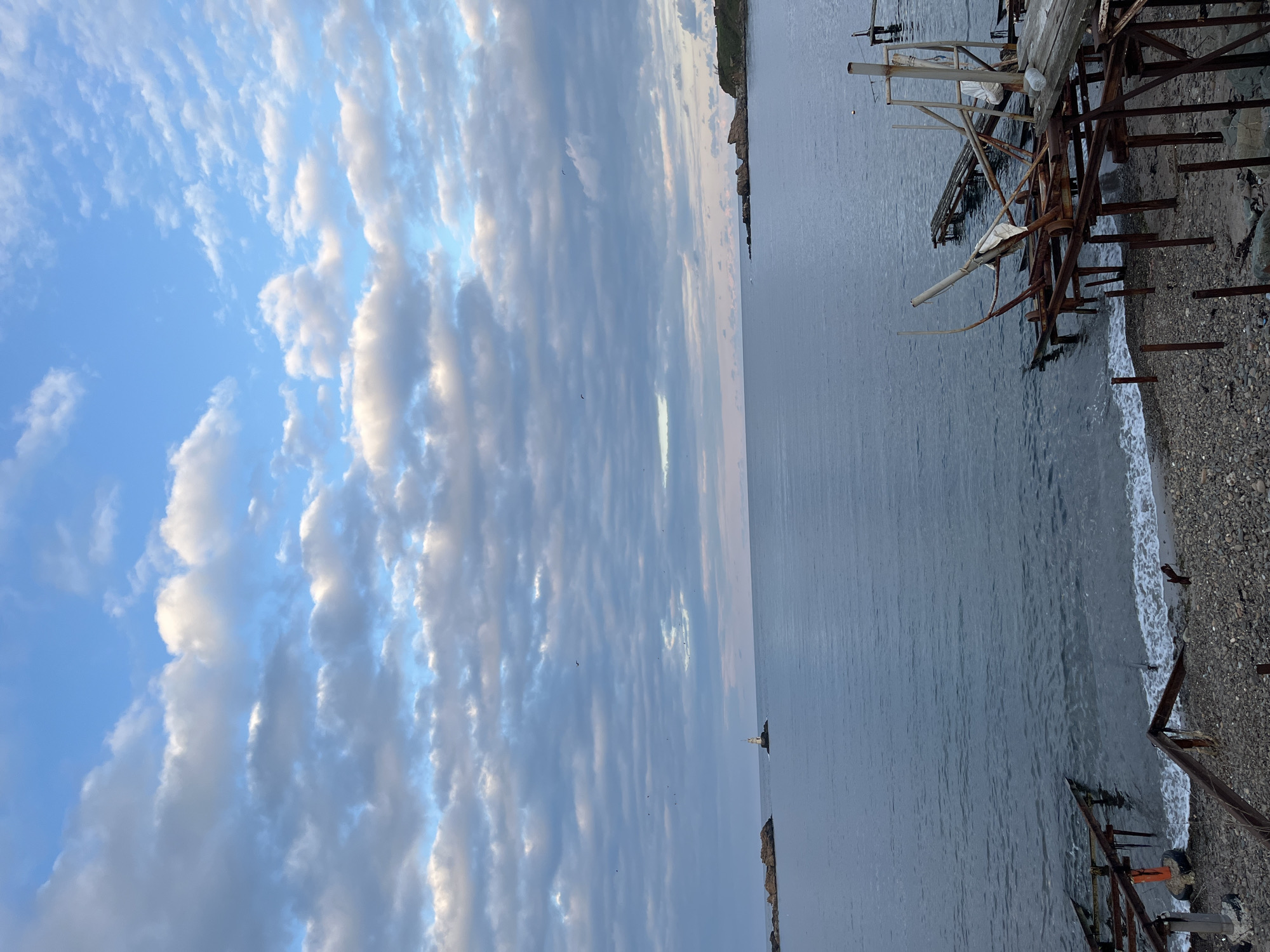 Calm afternoon coastal views captured in Ahtopol, Bulgaria