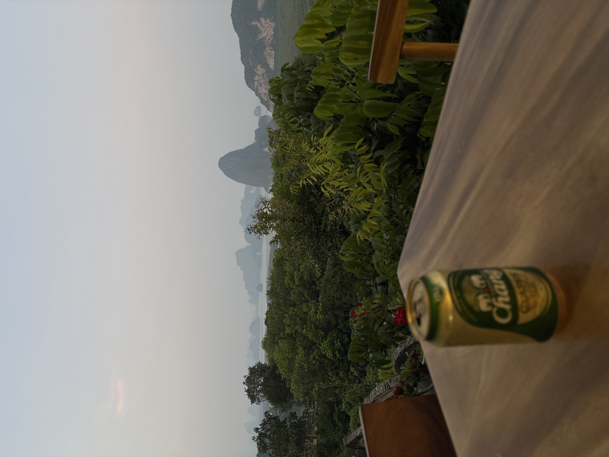 Tourist captures scenic camping moments at Thai coastal viewpoint