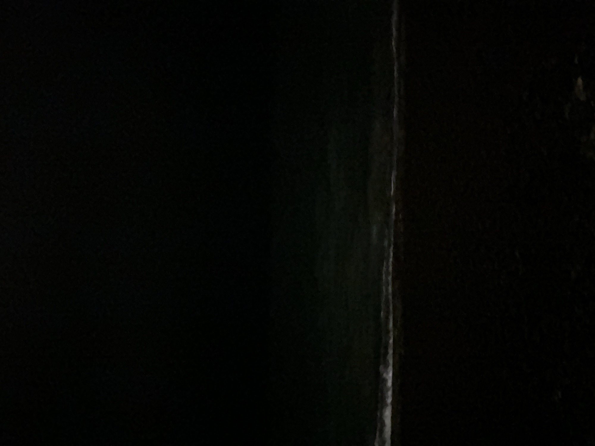 Dark scene with minimal detail captured in St Leonards