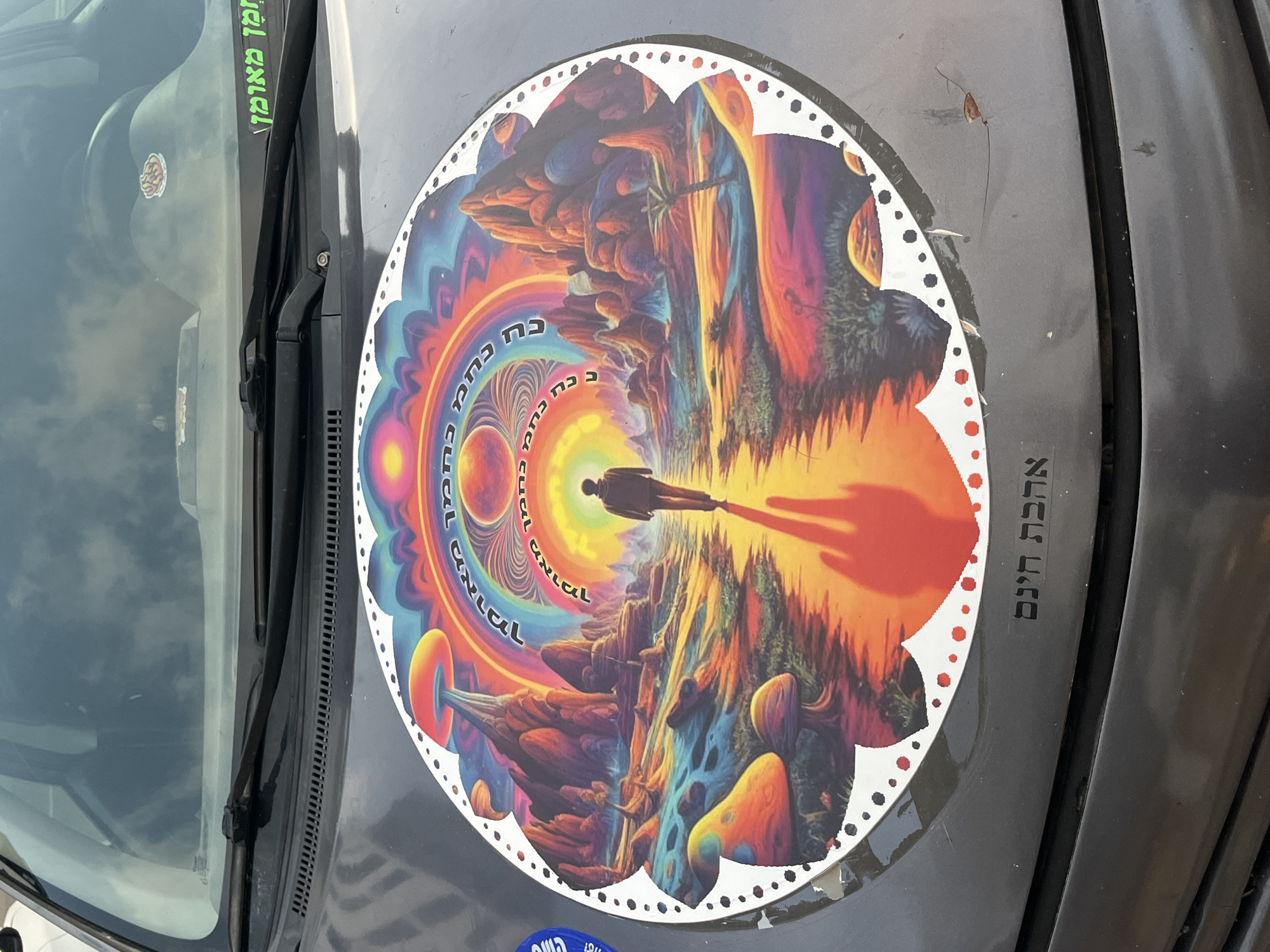 Decorated vehicles spotted parked in Ramat Gan street