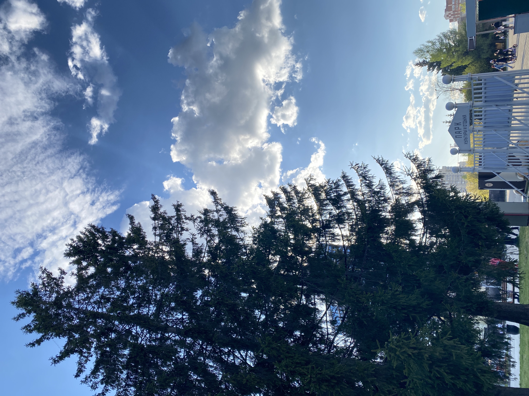 Spring afternoon stroll through Yekaterinburg park captures everyday moments