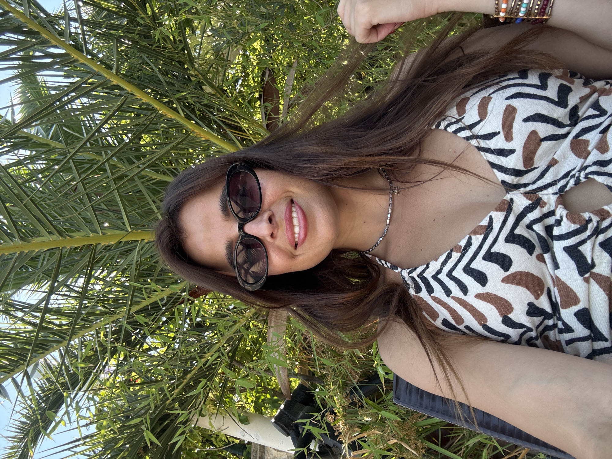 Lazy afternoon at a scenic waterfront, selfies and all