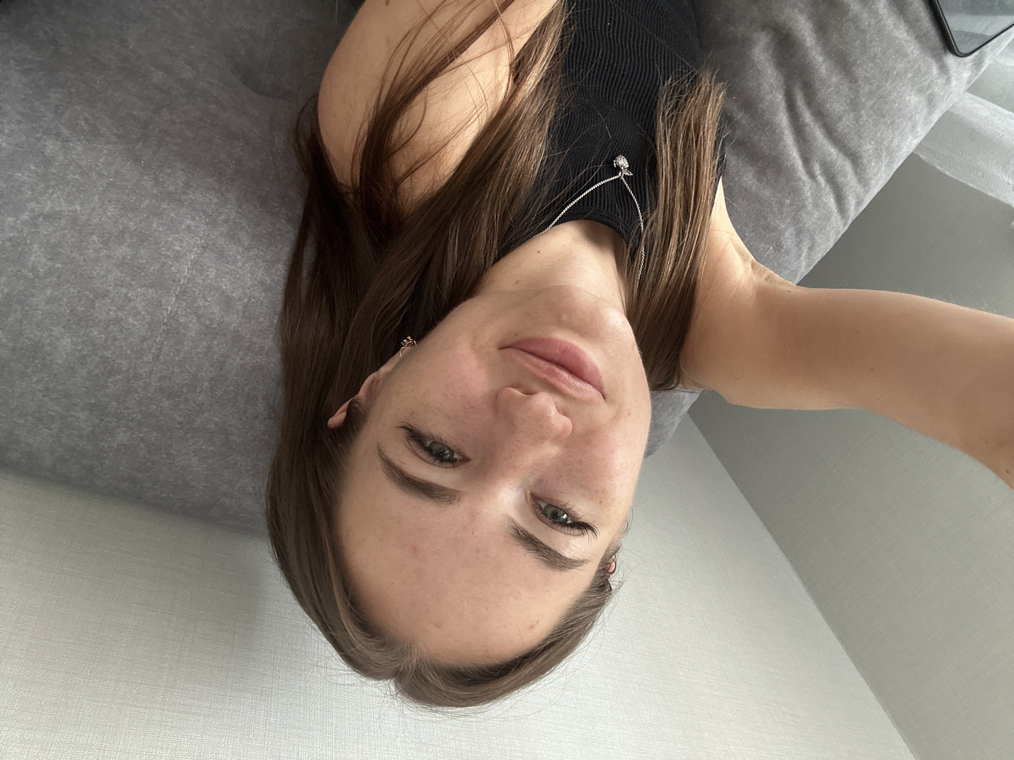 Selfie session across an apartment interior and balcony