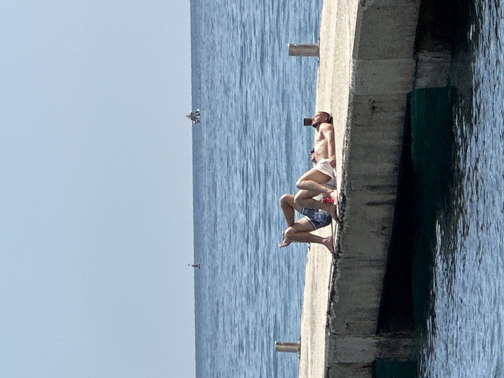 Beachgoers enjoy typical afternoon at Budva's Adriatic coast
