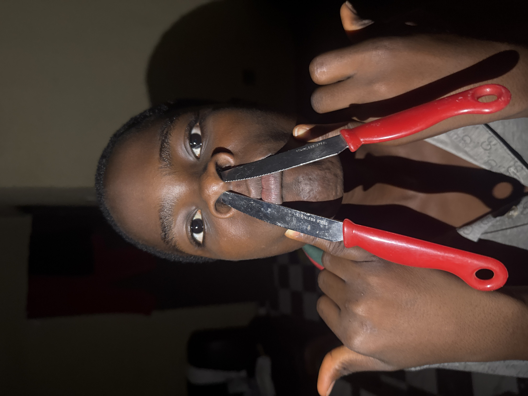 Casual home moments and playful selfies in Onitsha, Nigeria