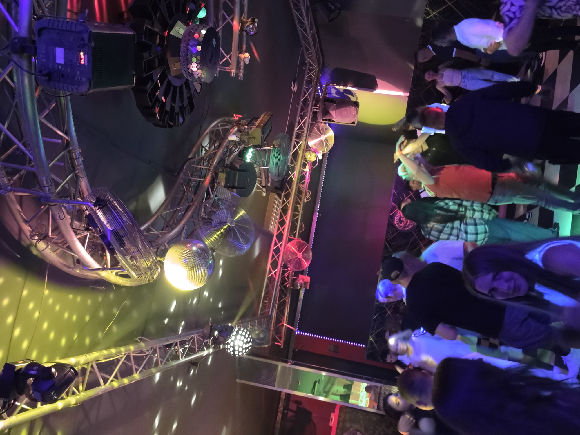 Nightclub scene captured in Mladá Boleslav, Czech Republic