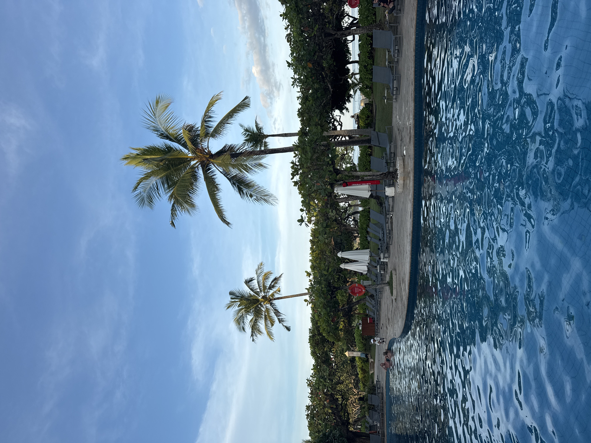 Resort scenes captured in Kuta Selatan poolside area