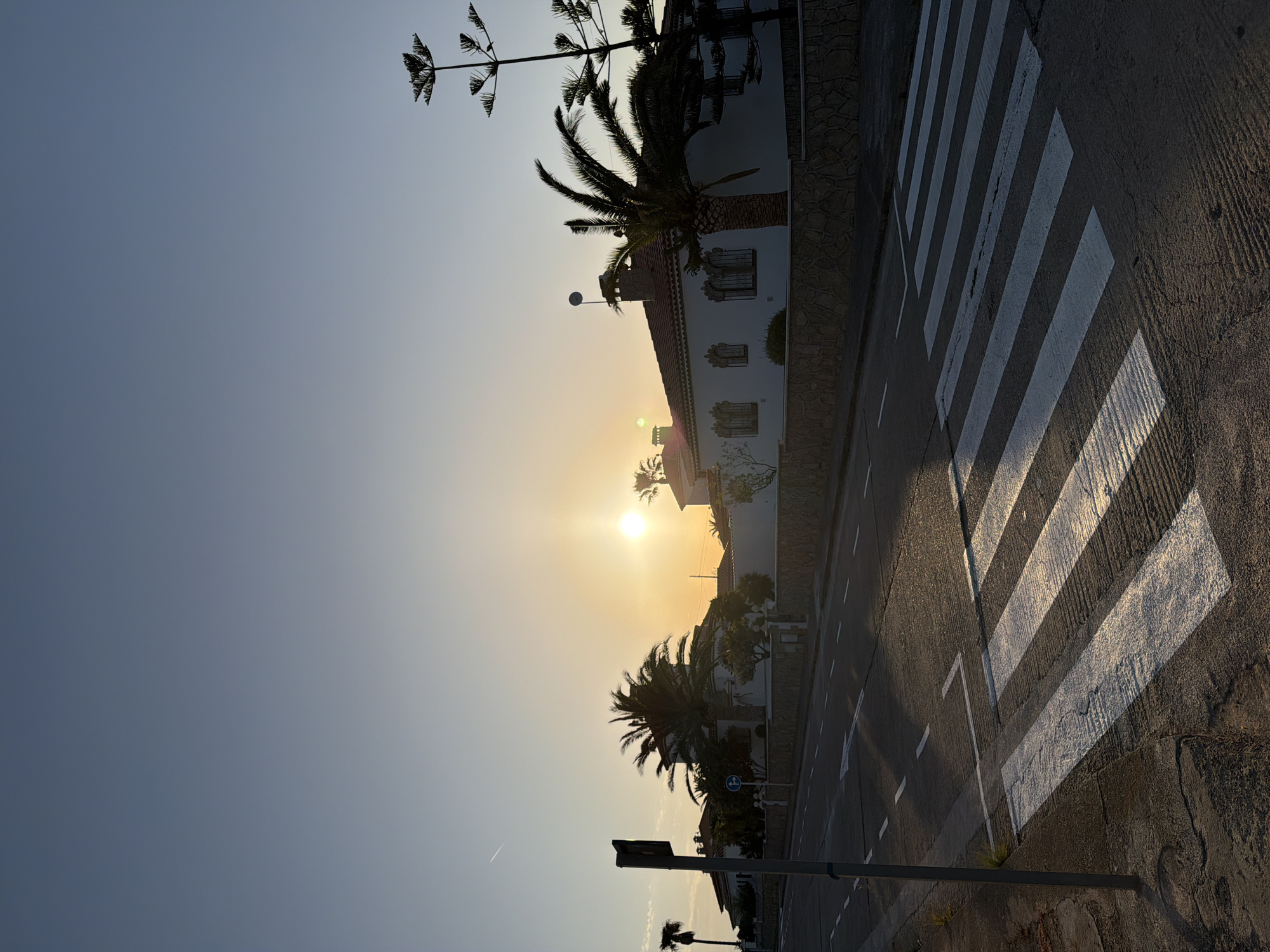 Dawn walk documented in Spanish coastal town