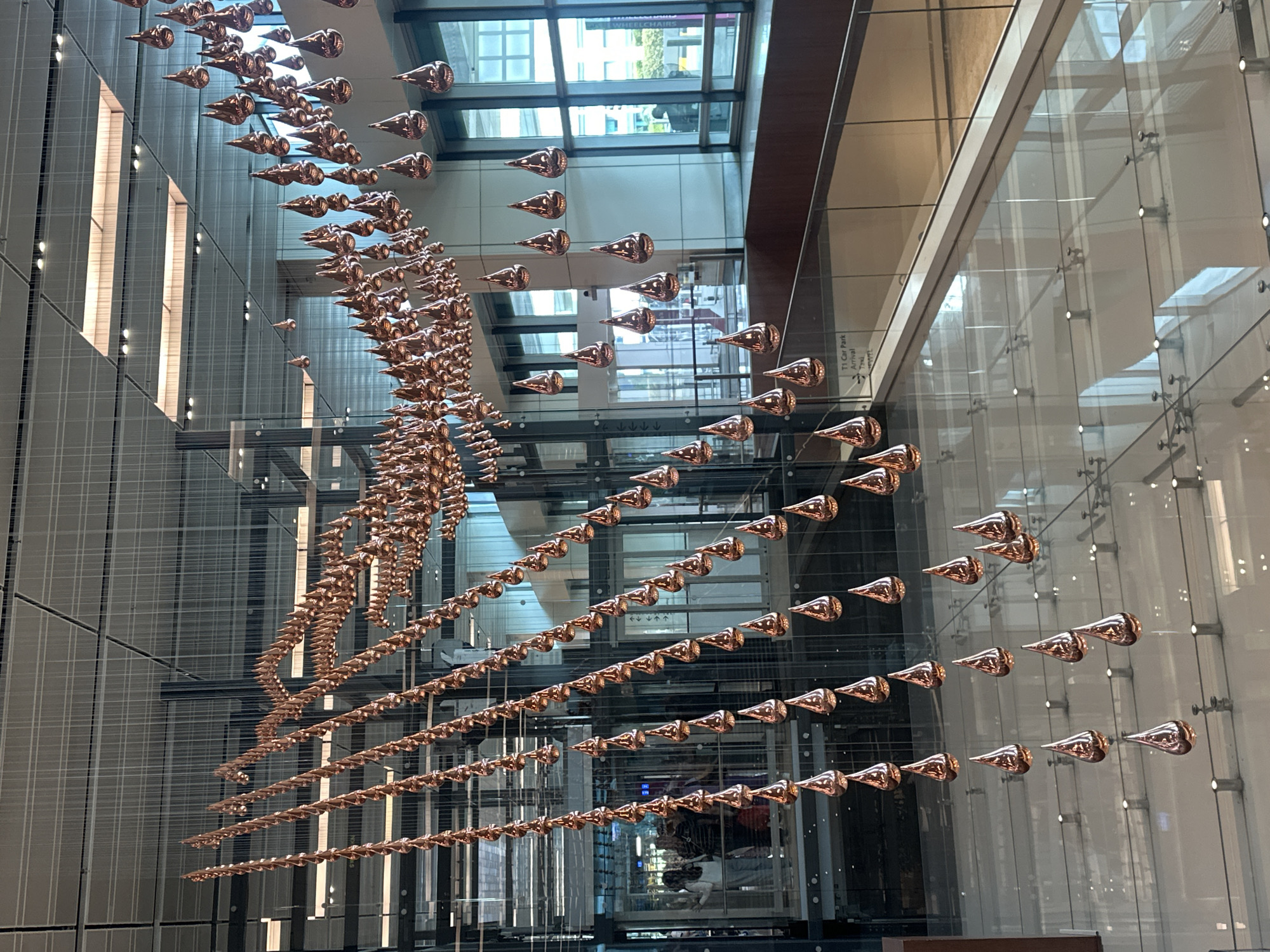 Changi Airport: ceiling art, robot bartender, and terminal life