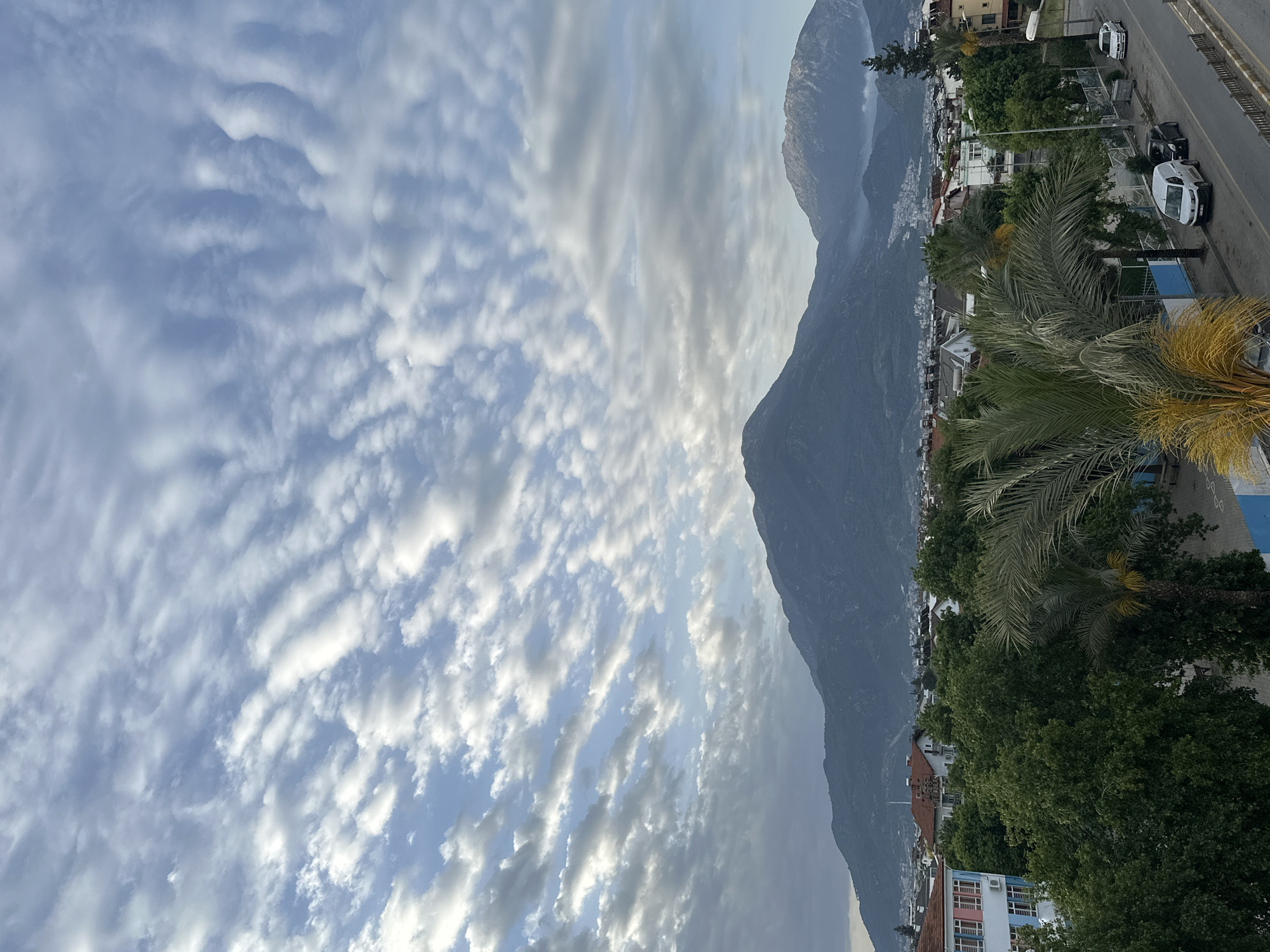 Morning view captured of Fethiye cityscape under cloudy skies