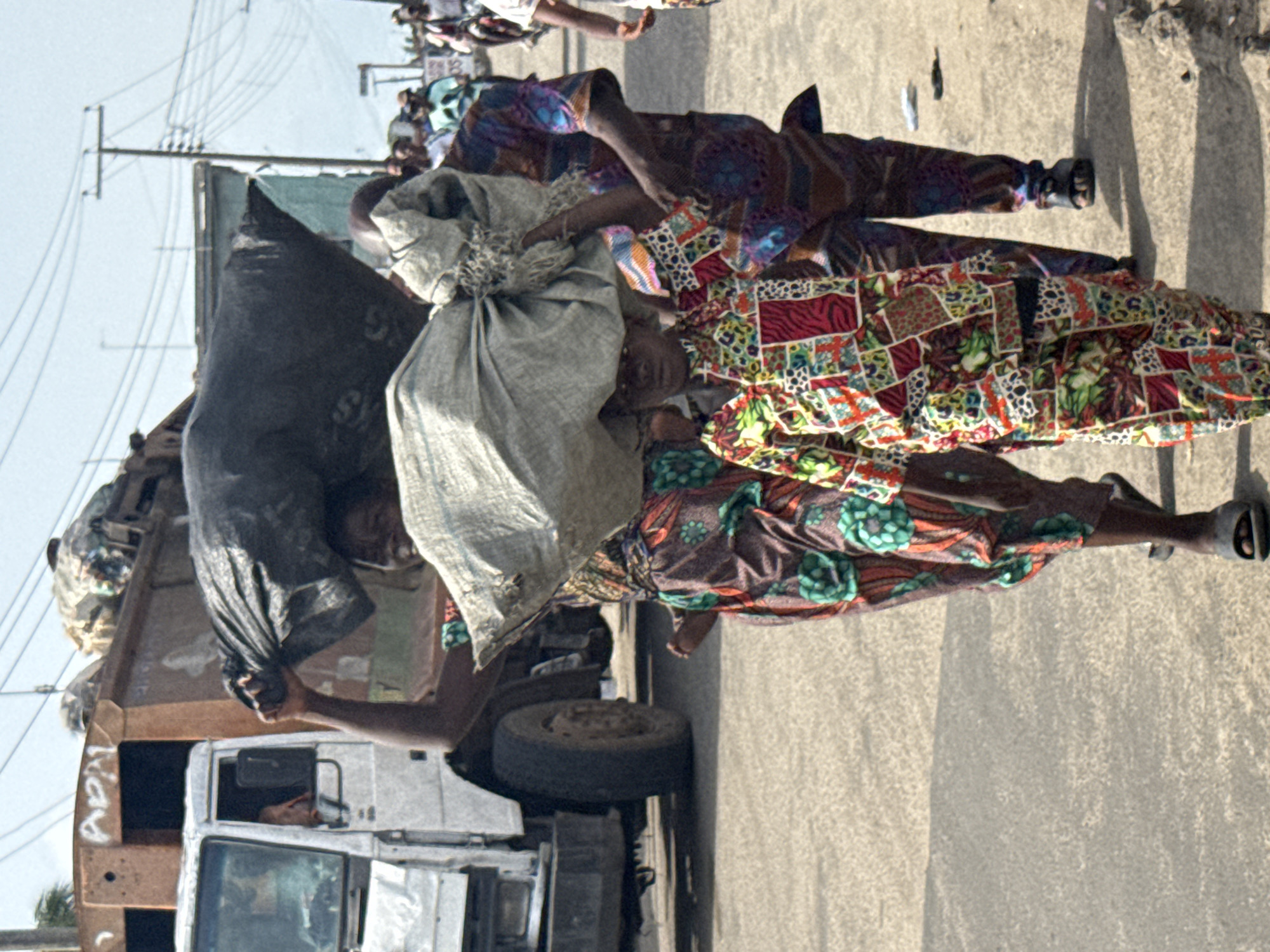Women handle waste collection activities in Badagry streets