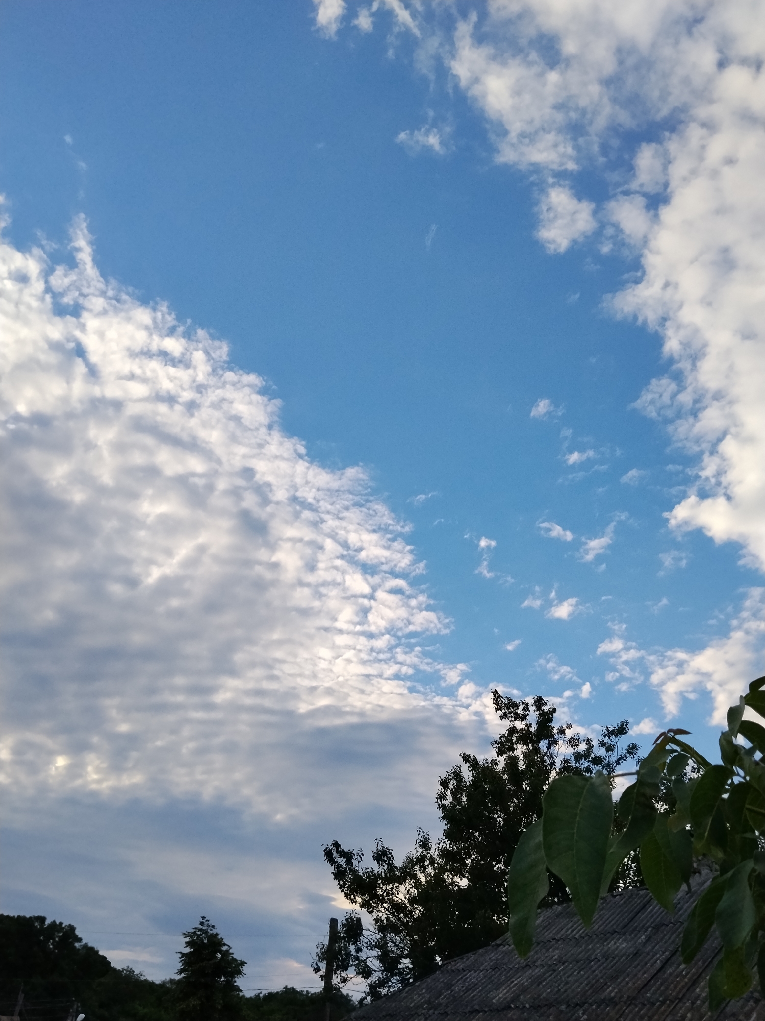 Afternoon sky watching and rural life in Ustyvytsia, Ukraine