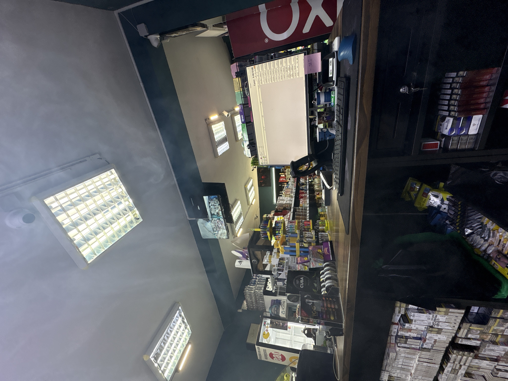 Point-of-sale system observed at Peshtera retail store