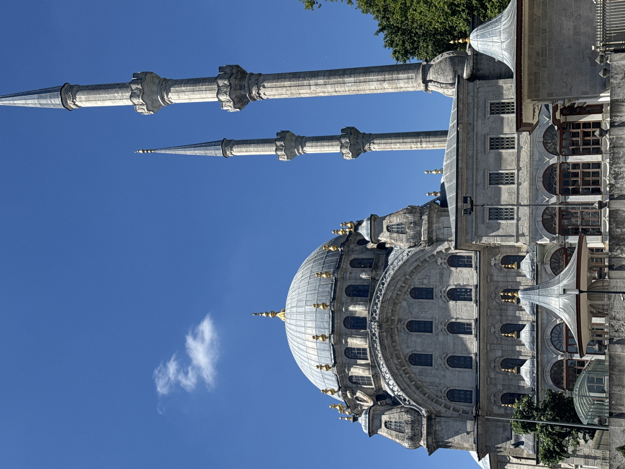 Beyoğlu streets and landmarks on a bright summer morning