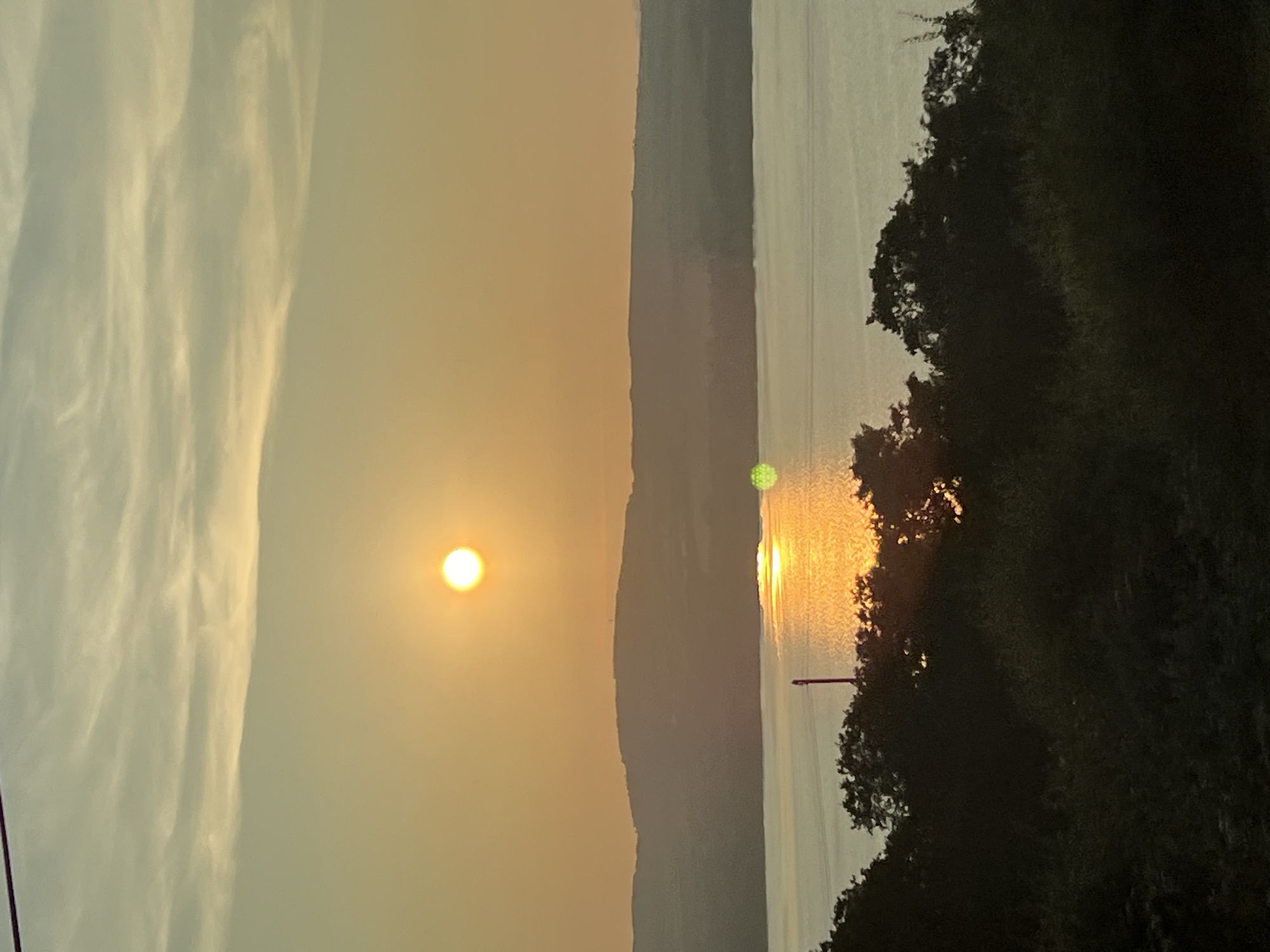 Sunset over Lough Swilly from Letterkenny, Ireland