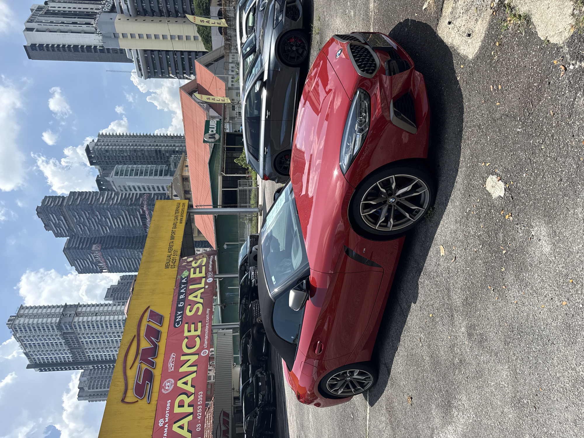 Vehicles spotted at Kuala Lumpur car dealership during clearance sale