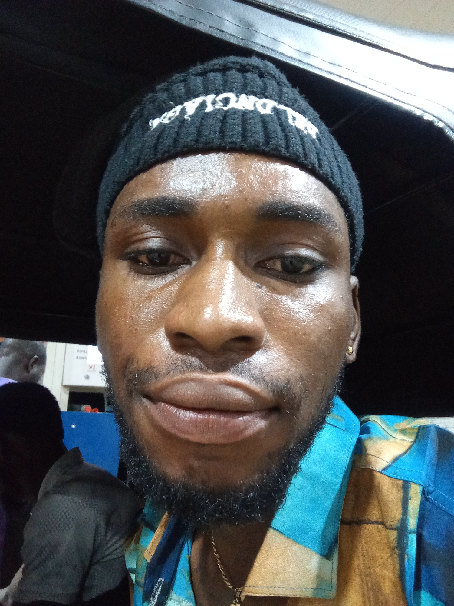 Nighttime street scenes around Lokoja, Nigeria