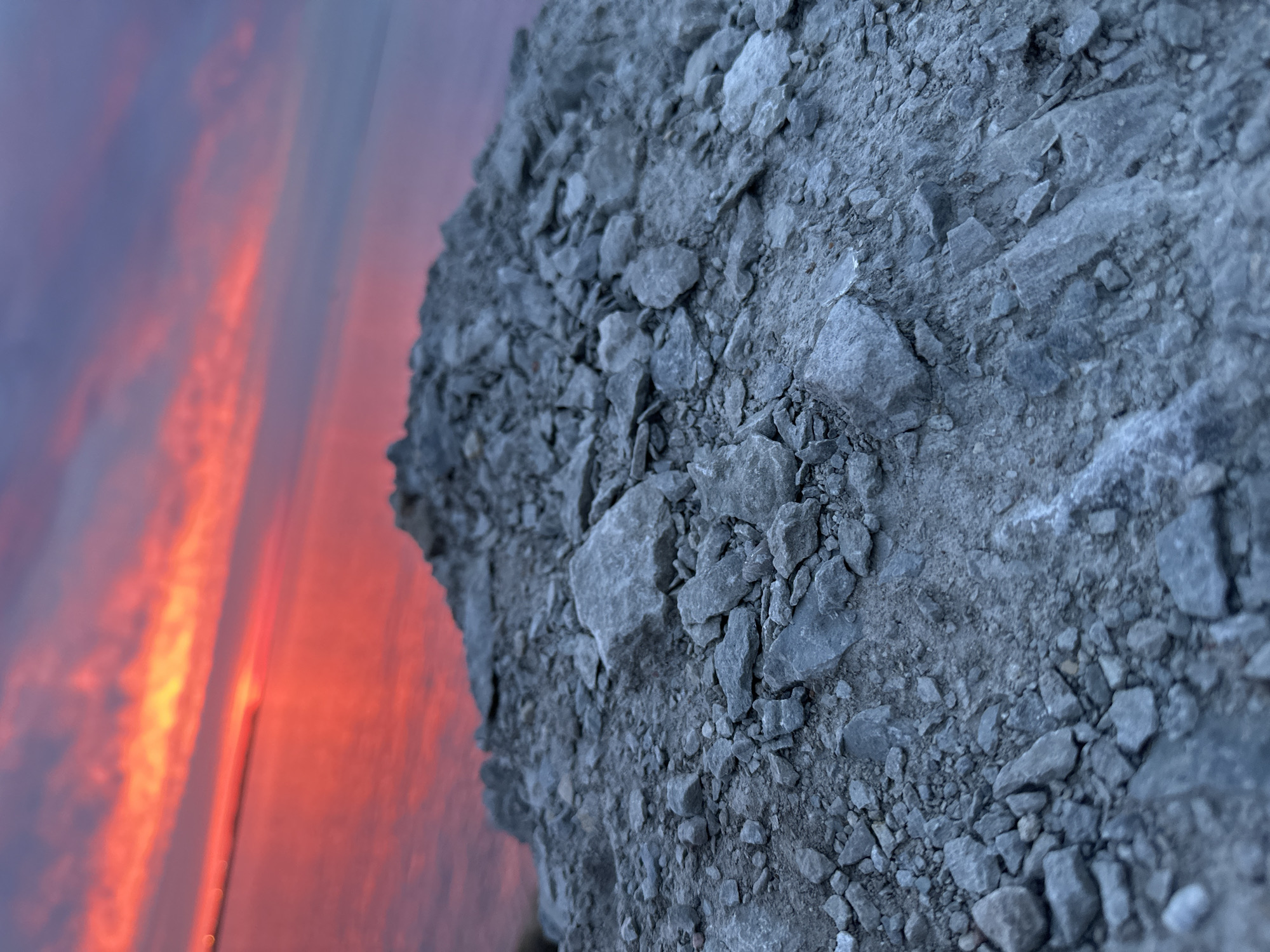 Spectacular Baltic sunset documented from Tallinn's rocky coastline