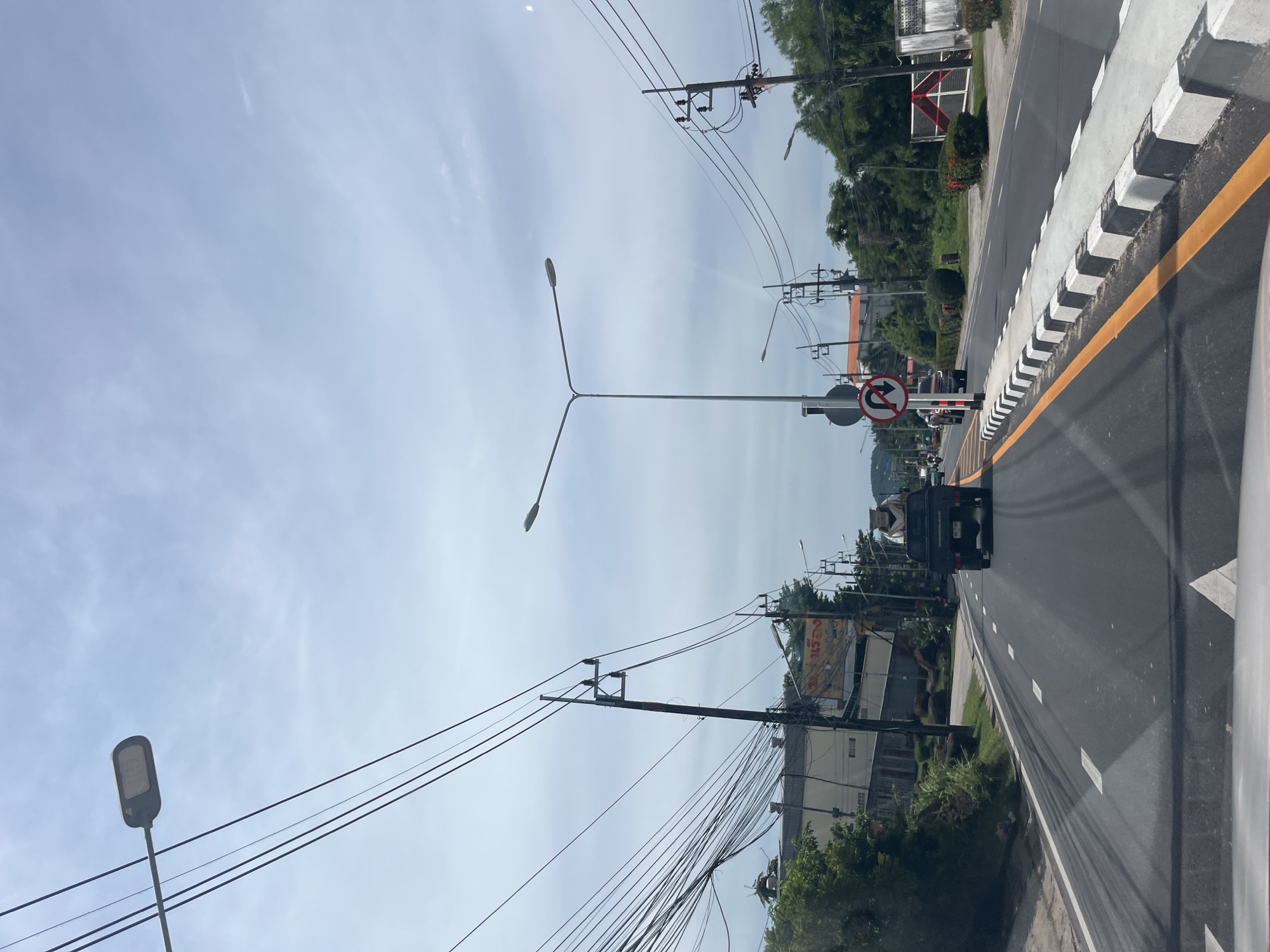 Early morning drive through Wichit-Chalong districts, Thailand documented