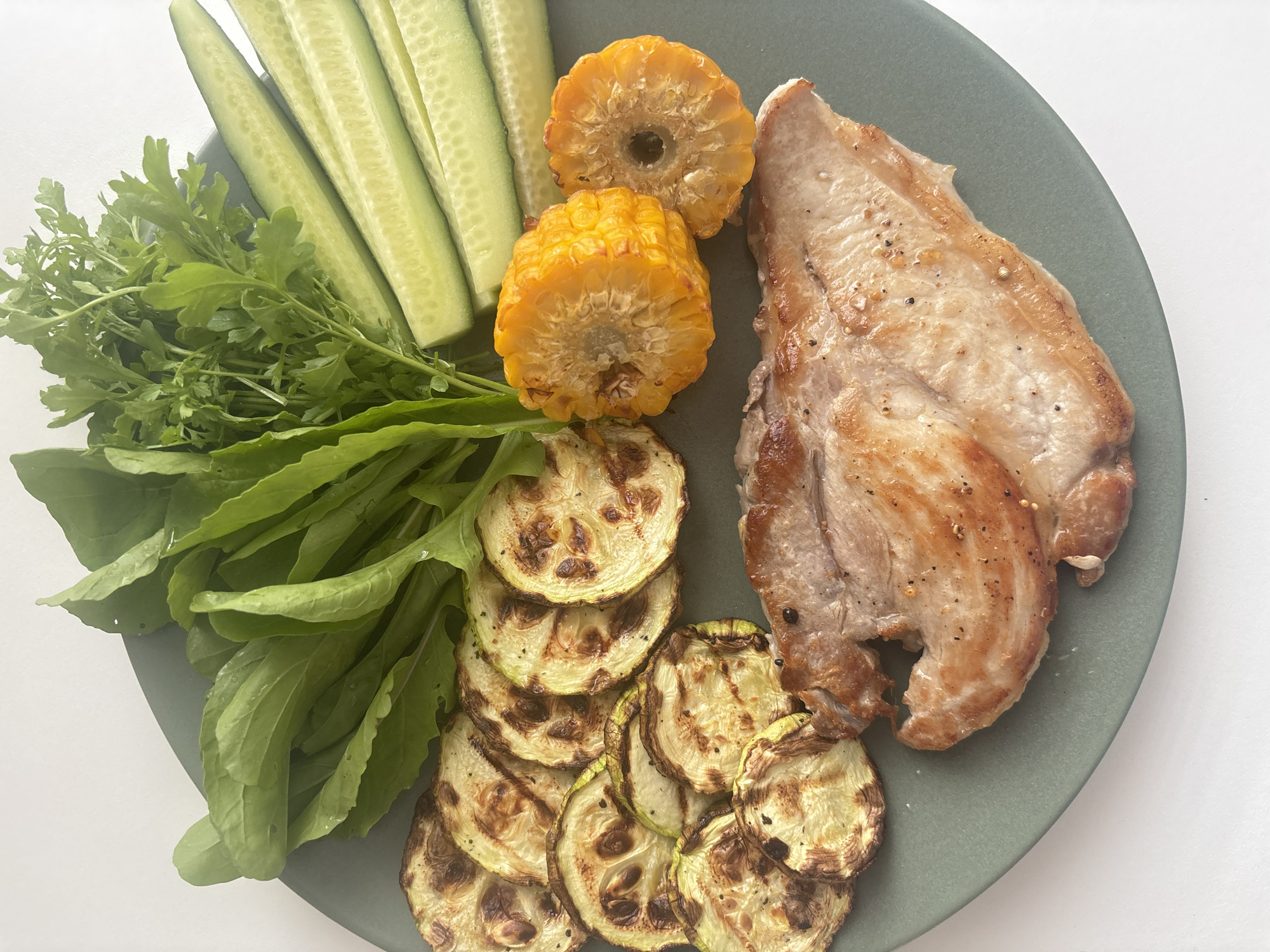 Sunday peonies and food in Chaikovsky, Russia