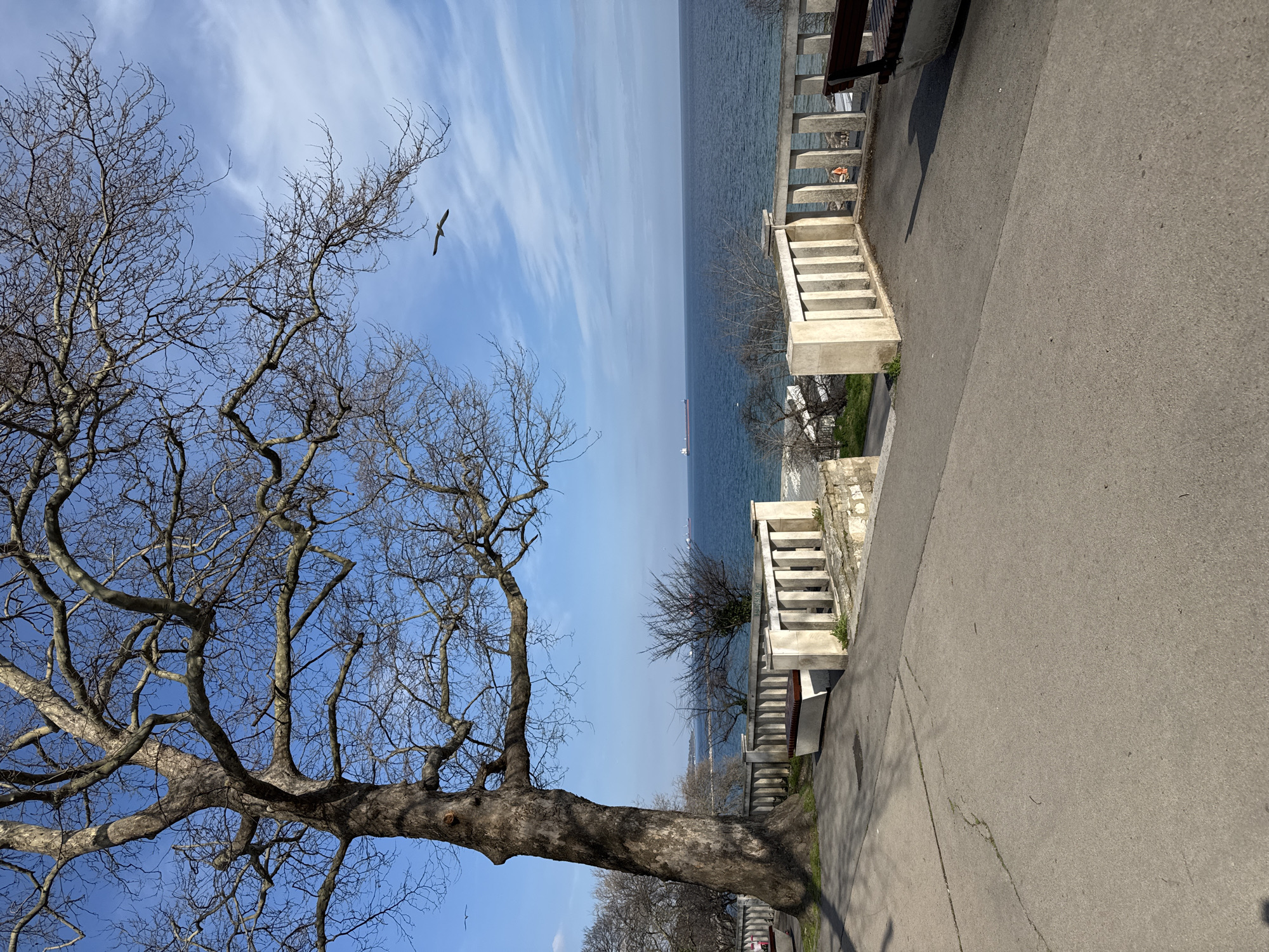 Peaceful afternoon scenes captured along Varna's Black Sea coastline