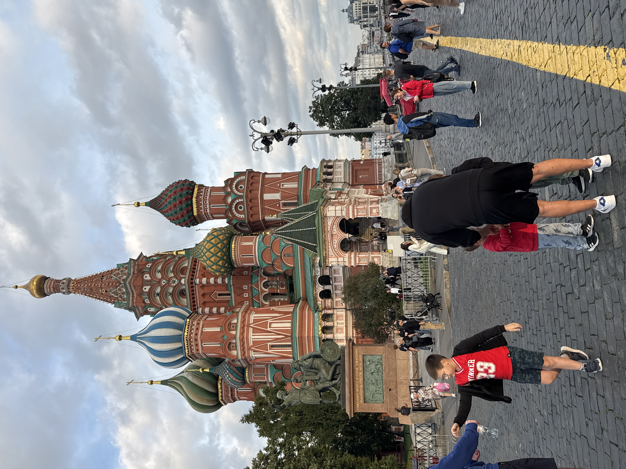 Red Square on a cloudy July afternoon in Moscow