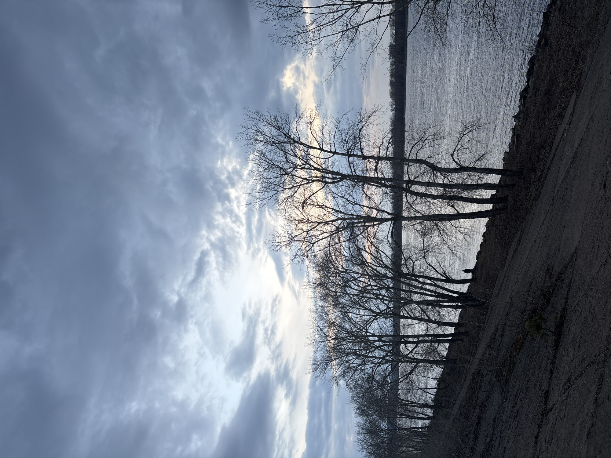 Spring riverside scenes documented along Kama River in Chaikovsky