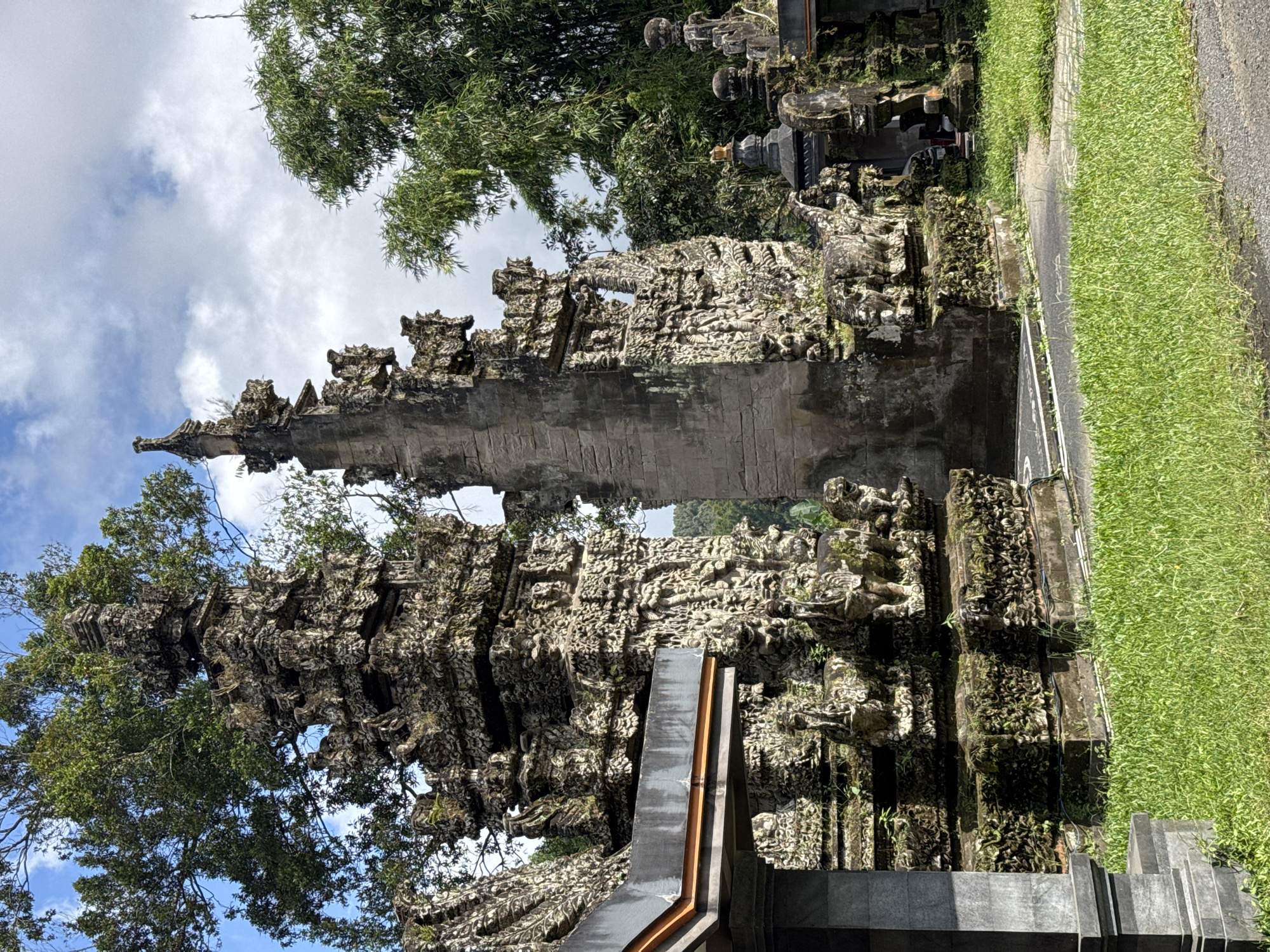 Witnesses capture Bali's ornate Handara Gate and surrounding parkland