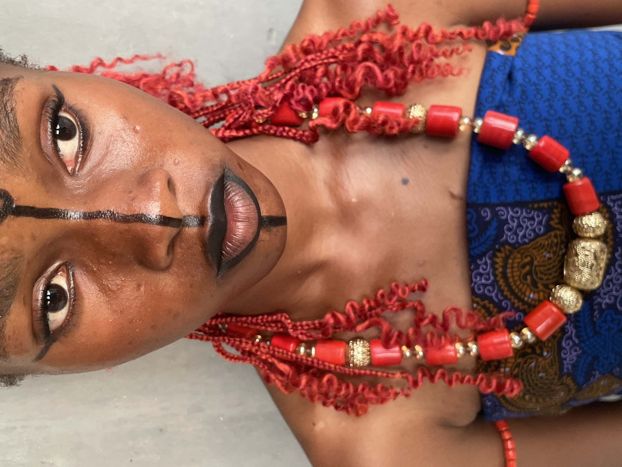 Traditional ceremonial portrait session documented in Badagry, Nigeria