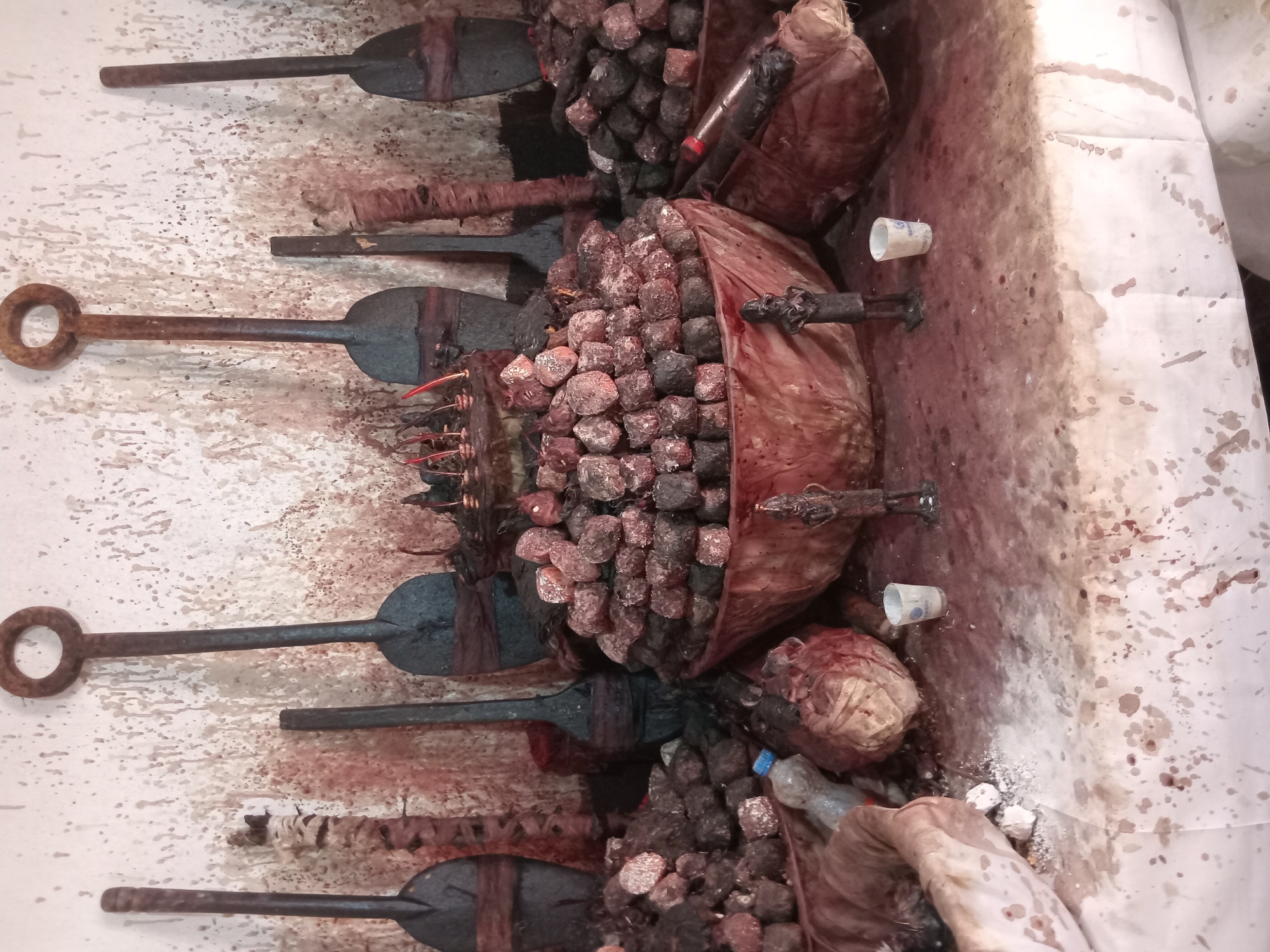 Cultural artifacts and portraits documented in Shagamu, Nigeria
