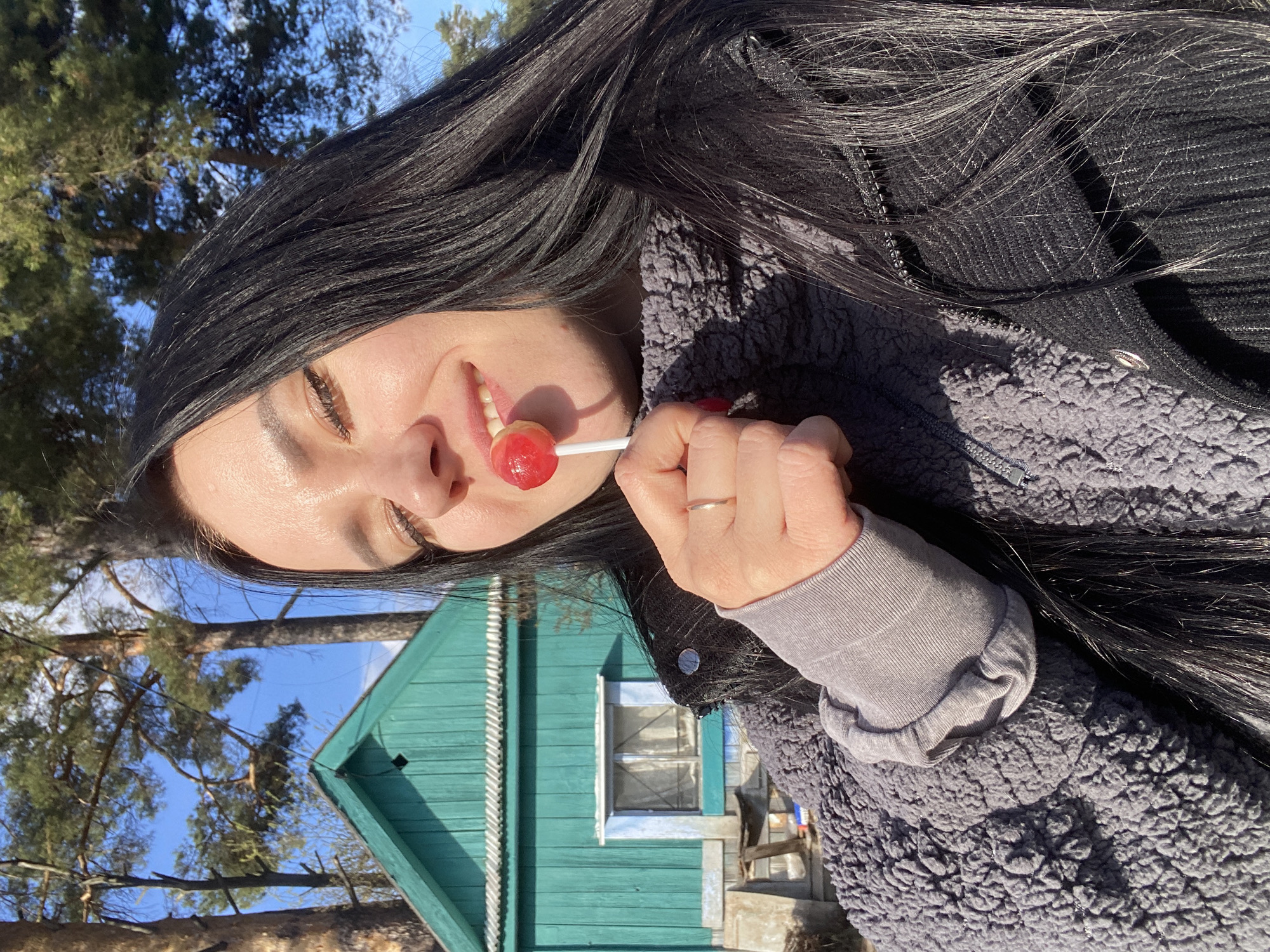 Birthday celebration with cake and outdoor activities in Chaikovsky