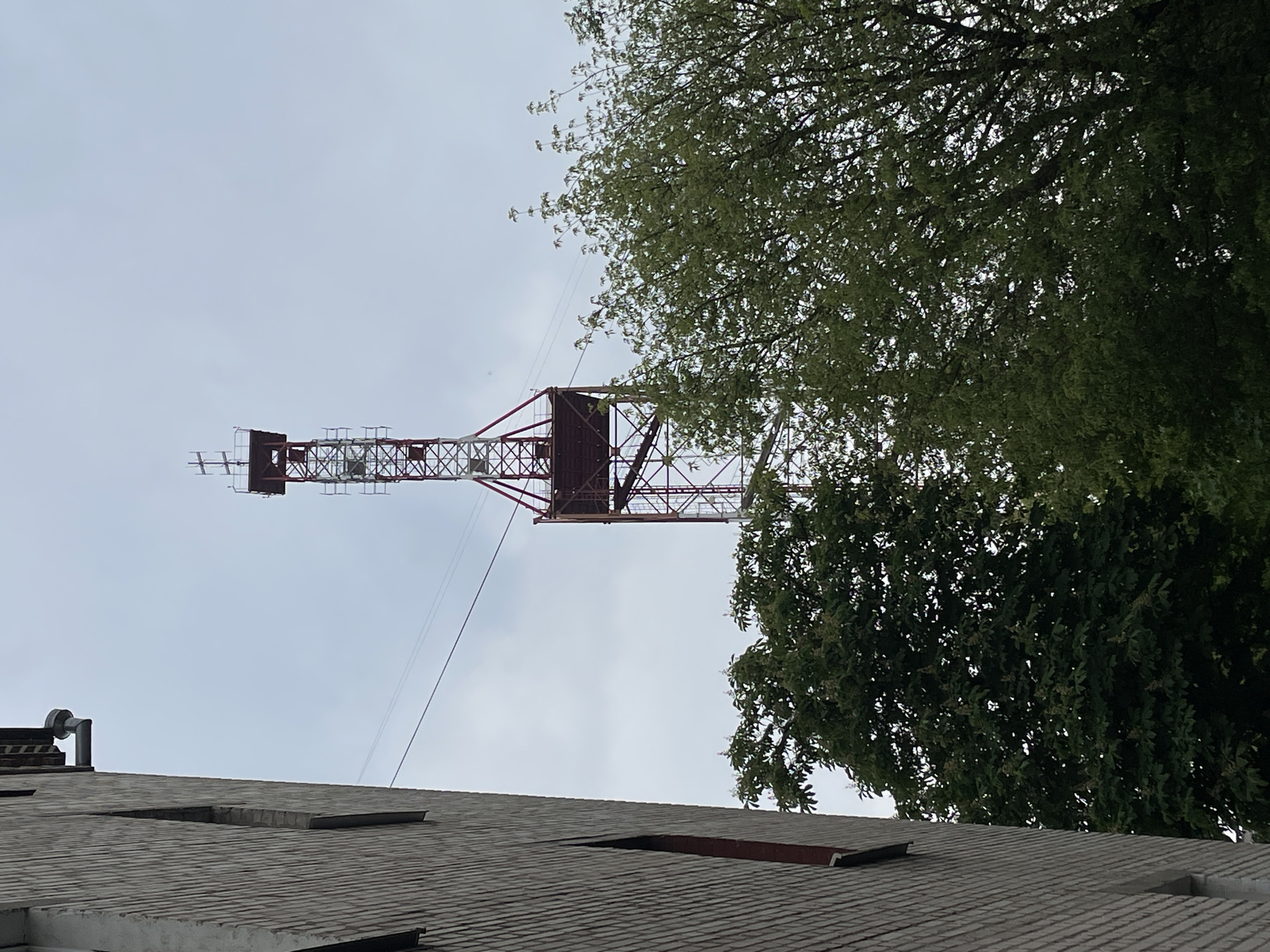 Brest resident documents local tower and building infrastructure