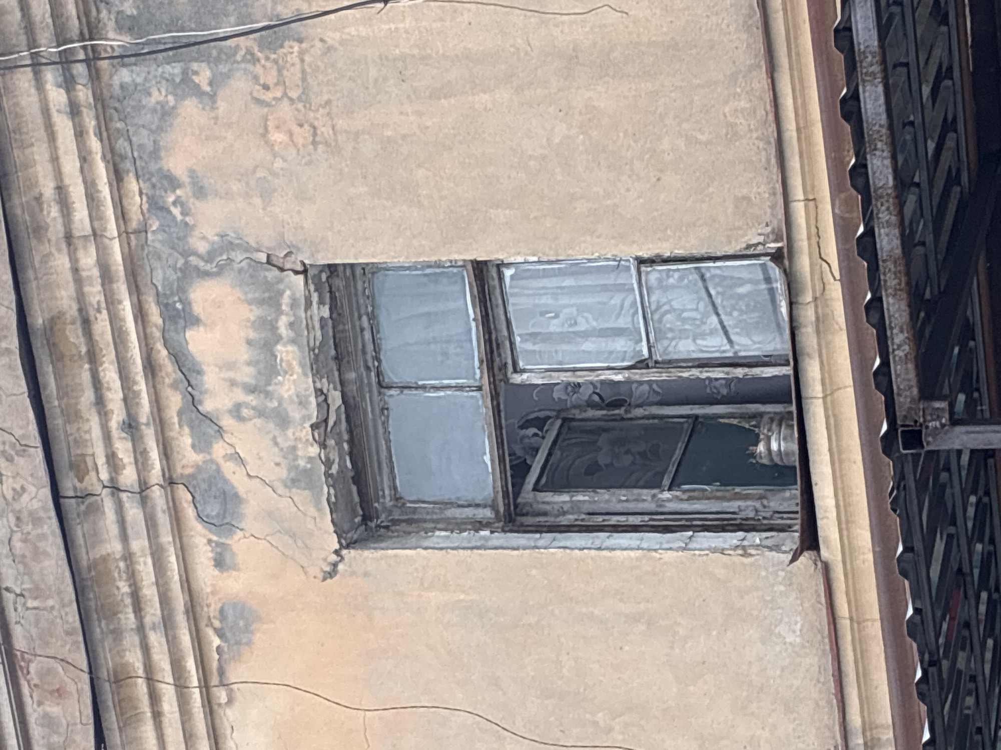 Street-level look at Tbilisi's weathered old-city fabric