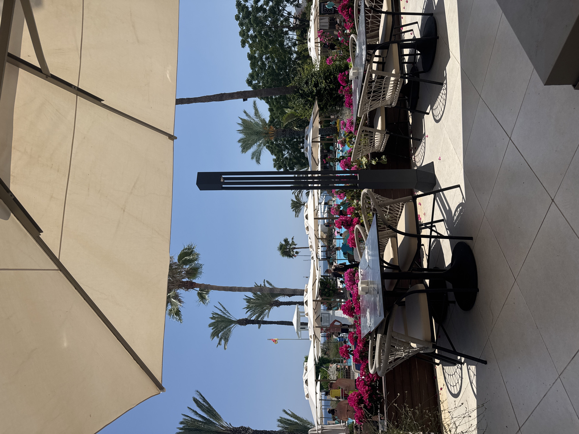 Poolside dining and grilled flatbreads at a Kemer resort